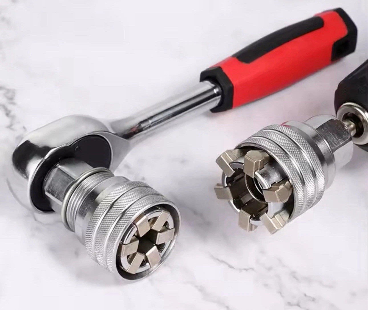 Universal Socket Adapter 10-19mm Adjustable Magic Wrench Sleeve 3/8 Drive