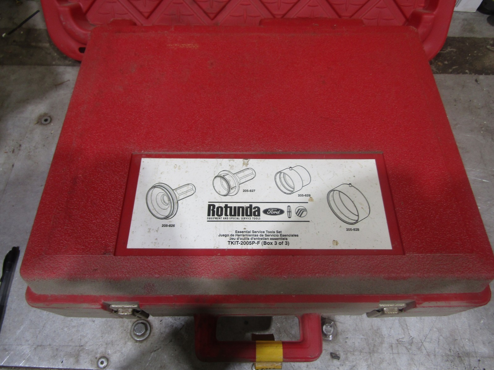 TKIT-2005P-F Ford Rotunda ESSENTIAL SERVICE TOOL KIT *COMPLETE* BOX 3 OF 3 #118