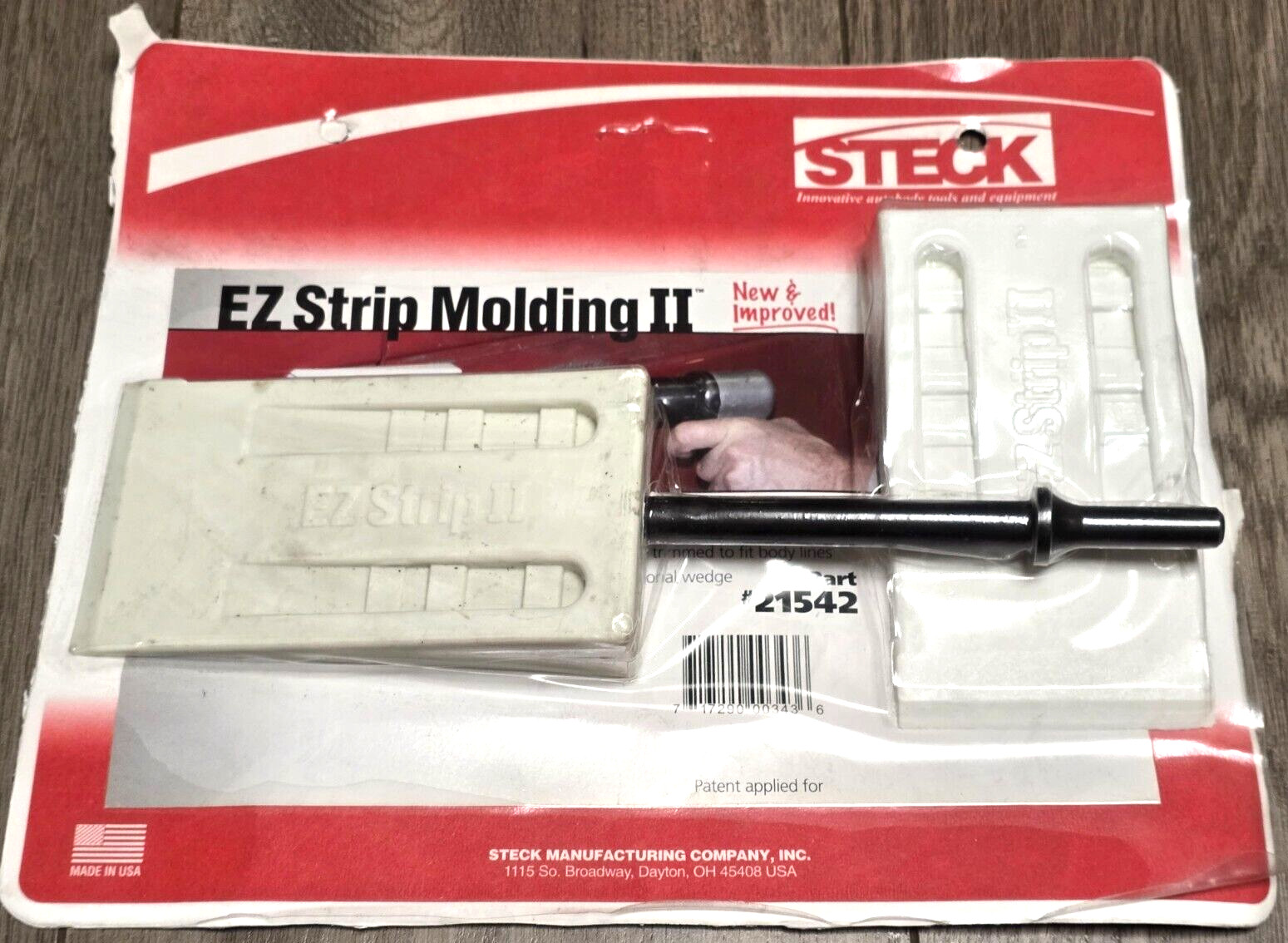 Steck Mfg EZ Strip II Molding Wedge tool for .401 Air hammer w/Extra Wedge 21542