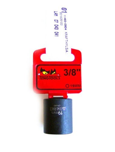 Teng Tools Chrome-Molybdenum Special Impact Steel Socket 19mm 1cm 980519-C