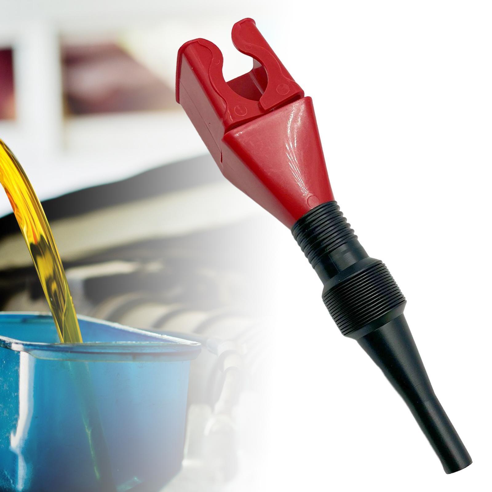 1× Retractable Fuel Funnel Filling Transfer Tool Multipurpose Universal Portable