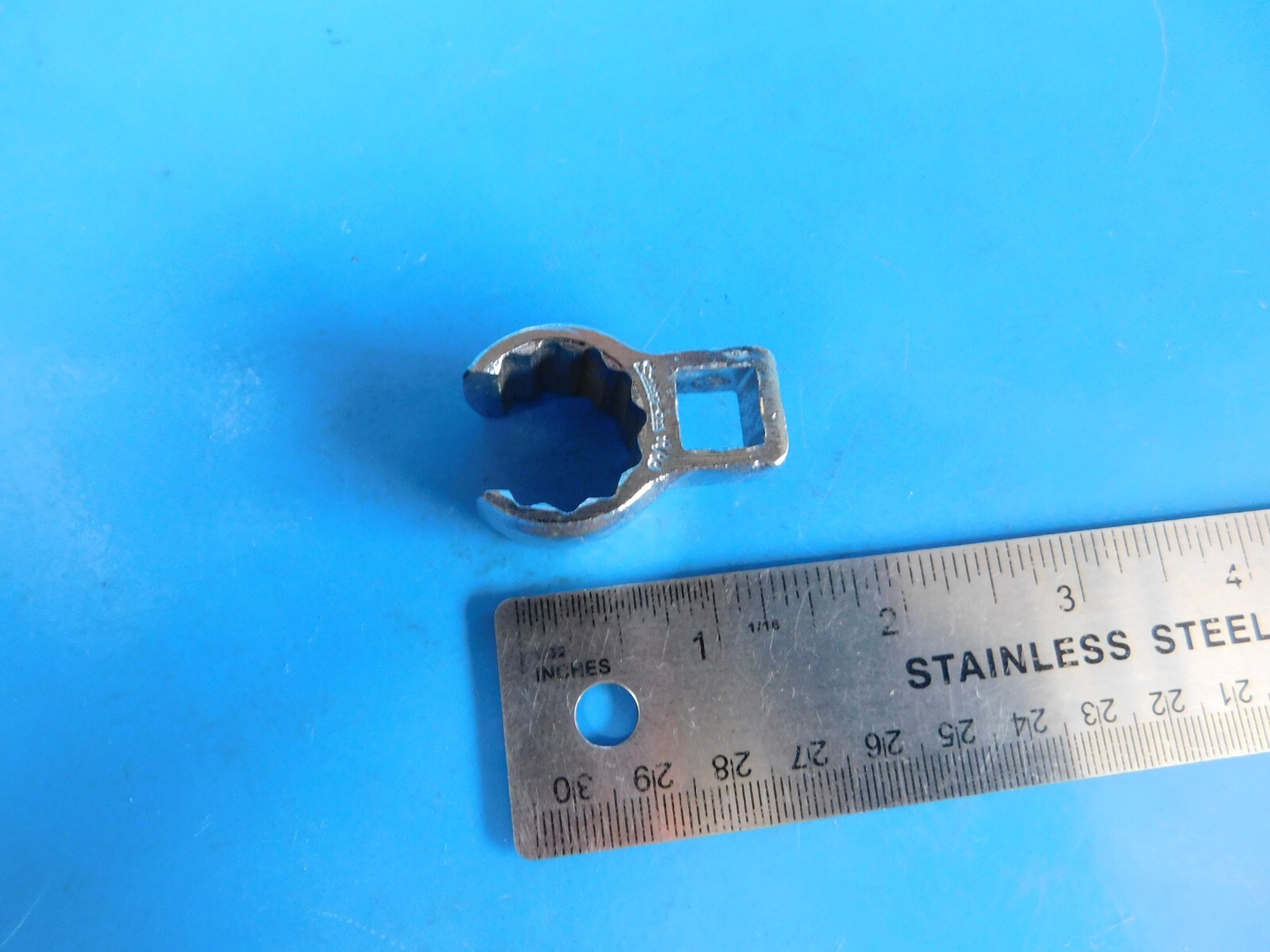 USED, SNAP ON TOOLS ” 11/16 IN ” 3/8 IN. DR. DEEP FLARE NUT CROWSFOOT