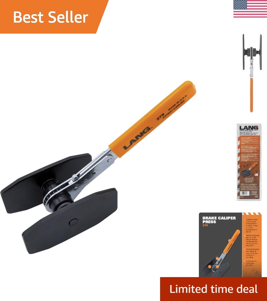 Compact Brake Caliper Press – Lightweight Tool for Piston Alignment & Operation