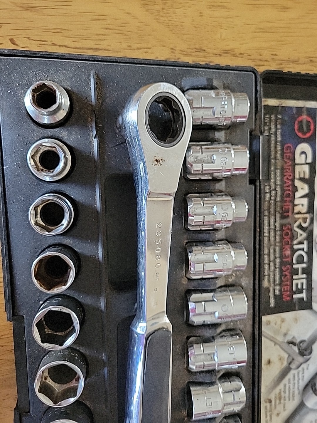 GearForce 21-Piece GearRatchet Combination SAE & Metric Socket Set In Case