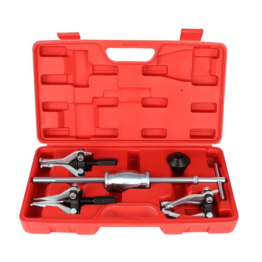 Internal external slide hammer Puller tool kits set 1.9lb 3 Jaw Gear bearing