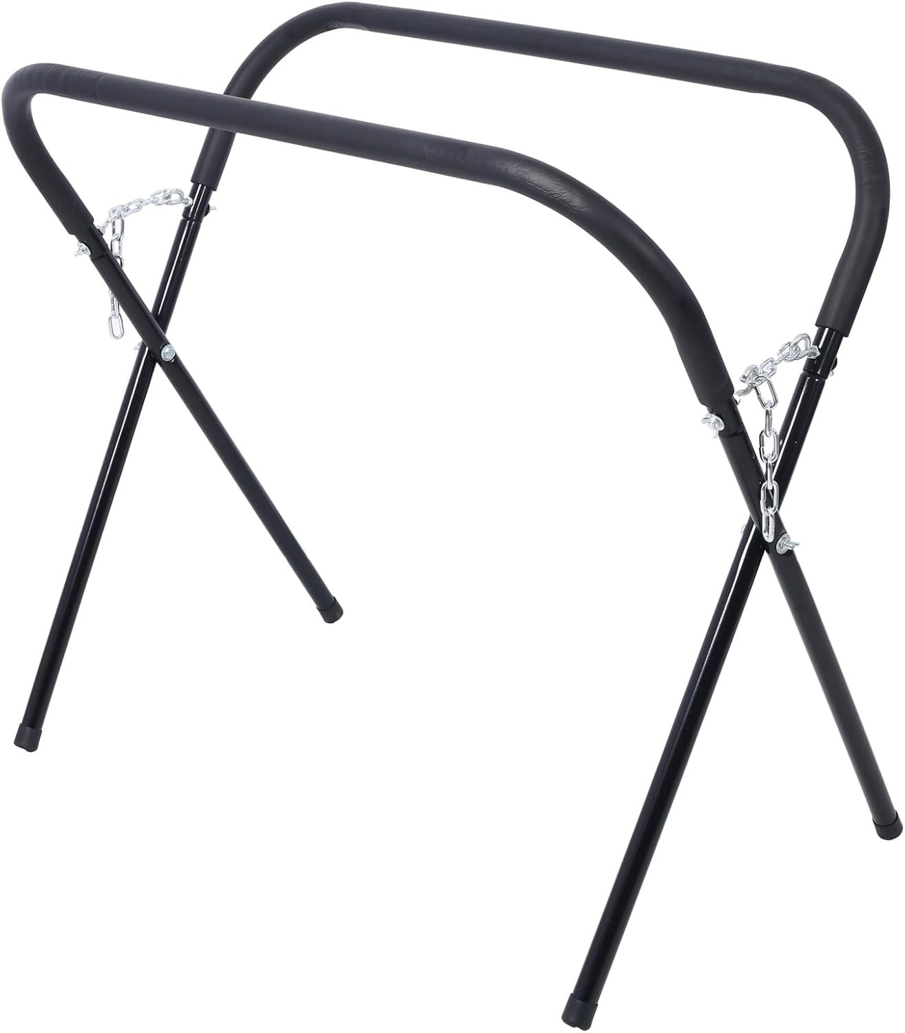 1/2/3 Pack Portable Work Stand Foldable Adjustable 750lb Steel Shop Stands Black