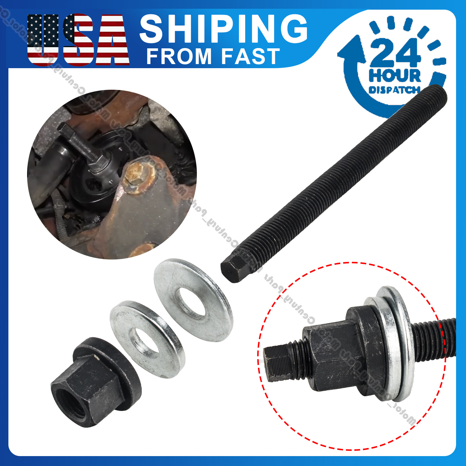 LS Crankshaft Harmonic Balancer Pulley Installer Tool For GM LS LS1 LS3 LS2 LS6