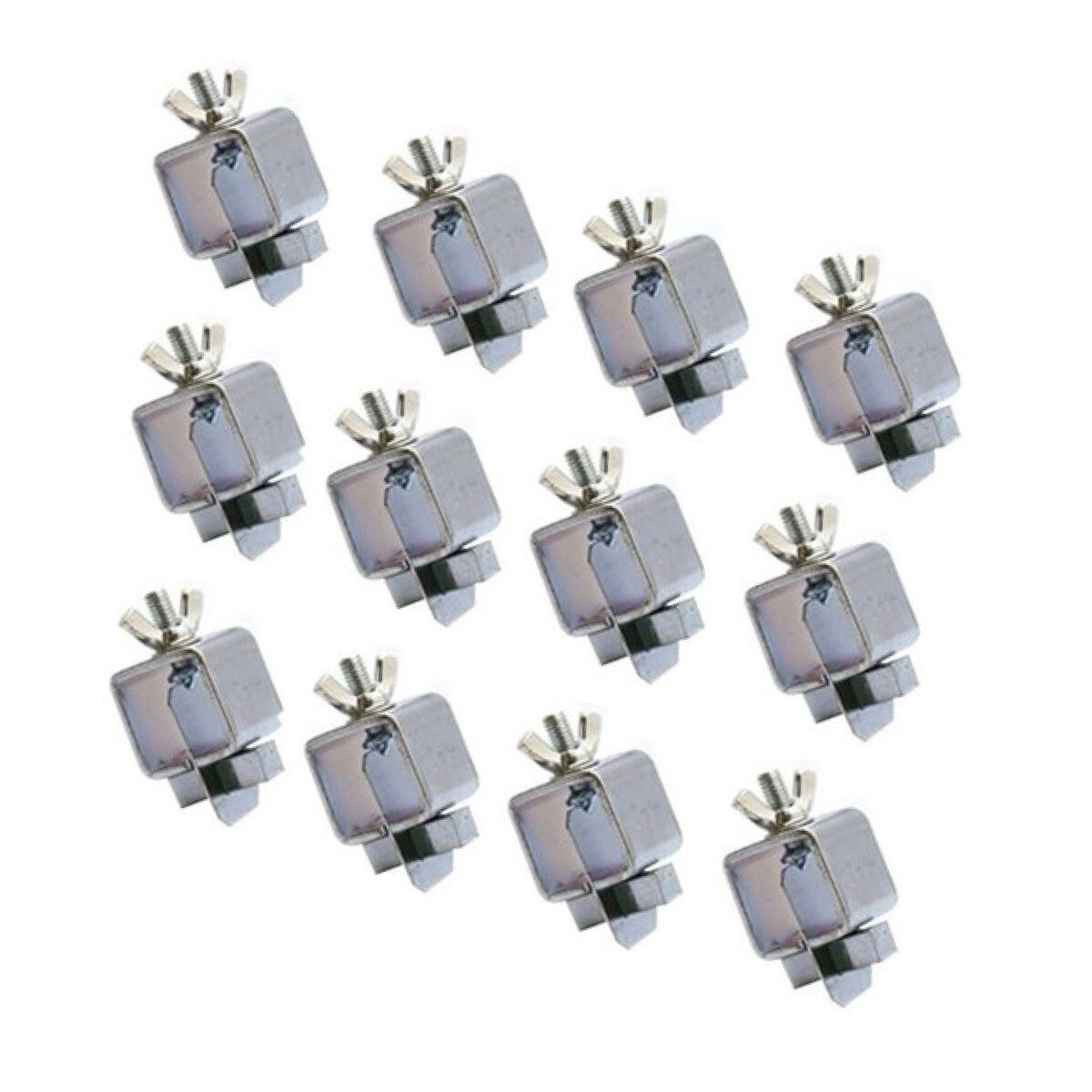 12 pc Butt Welding Clamps Metal Auto Body Panel Clamps for Edge to Edge Welding