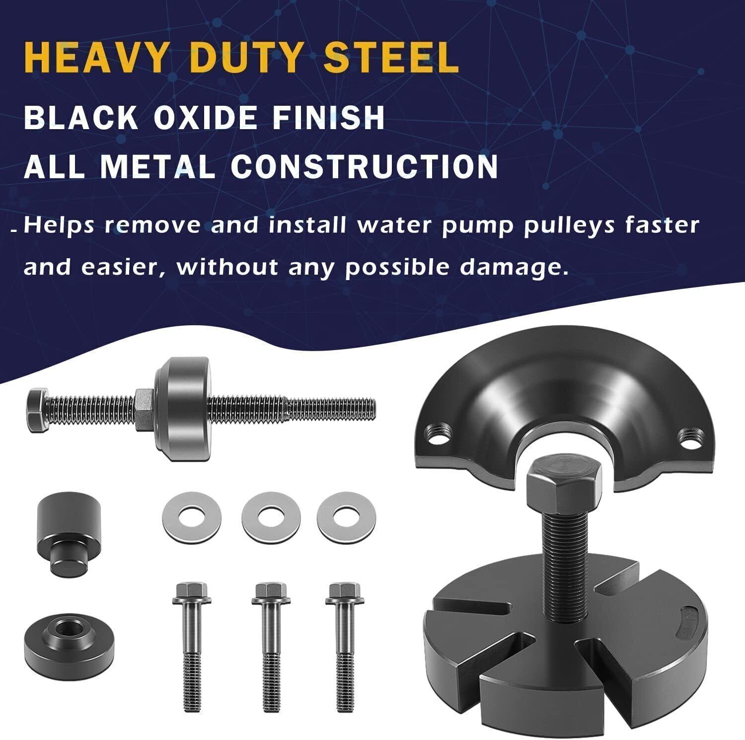 3.0L Water Pump Pulley Service Kit 303-S455 for Ford Escape Taurus Model Mercury