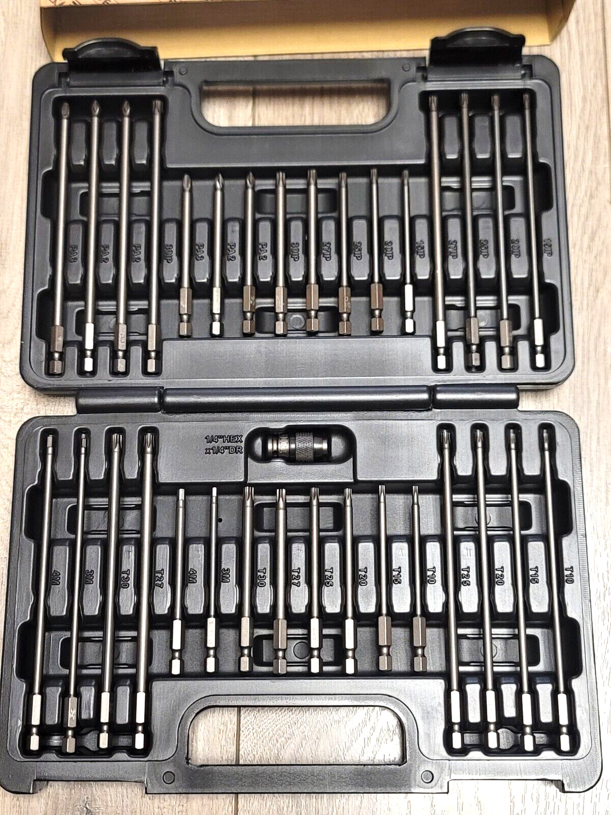 VIM Tools 33pc 1/4″ Hex Power Drive Master Impact Bit Set #PDMS100