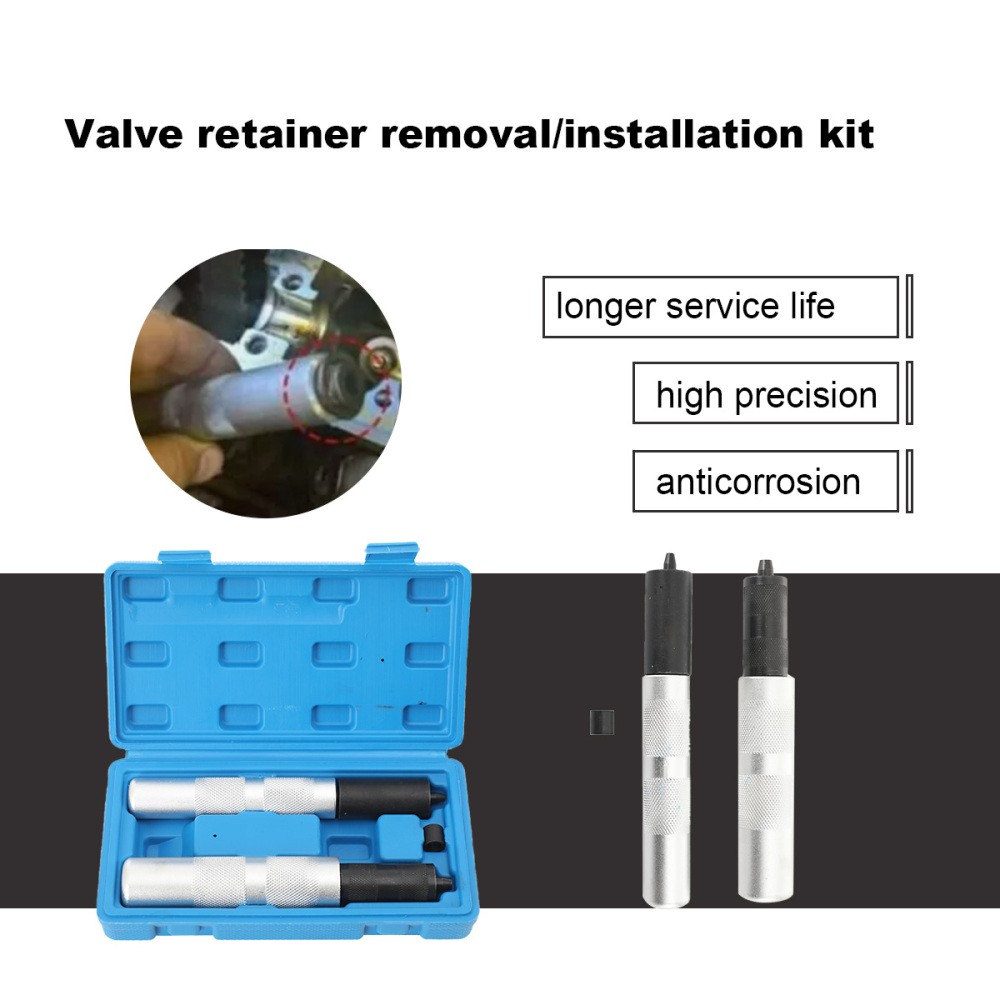 Valve Keeper Remover Installer Kit Fits For 4.5mm-7.5mm 5/16″-3/8″ Valve Stems