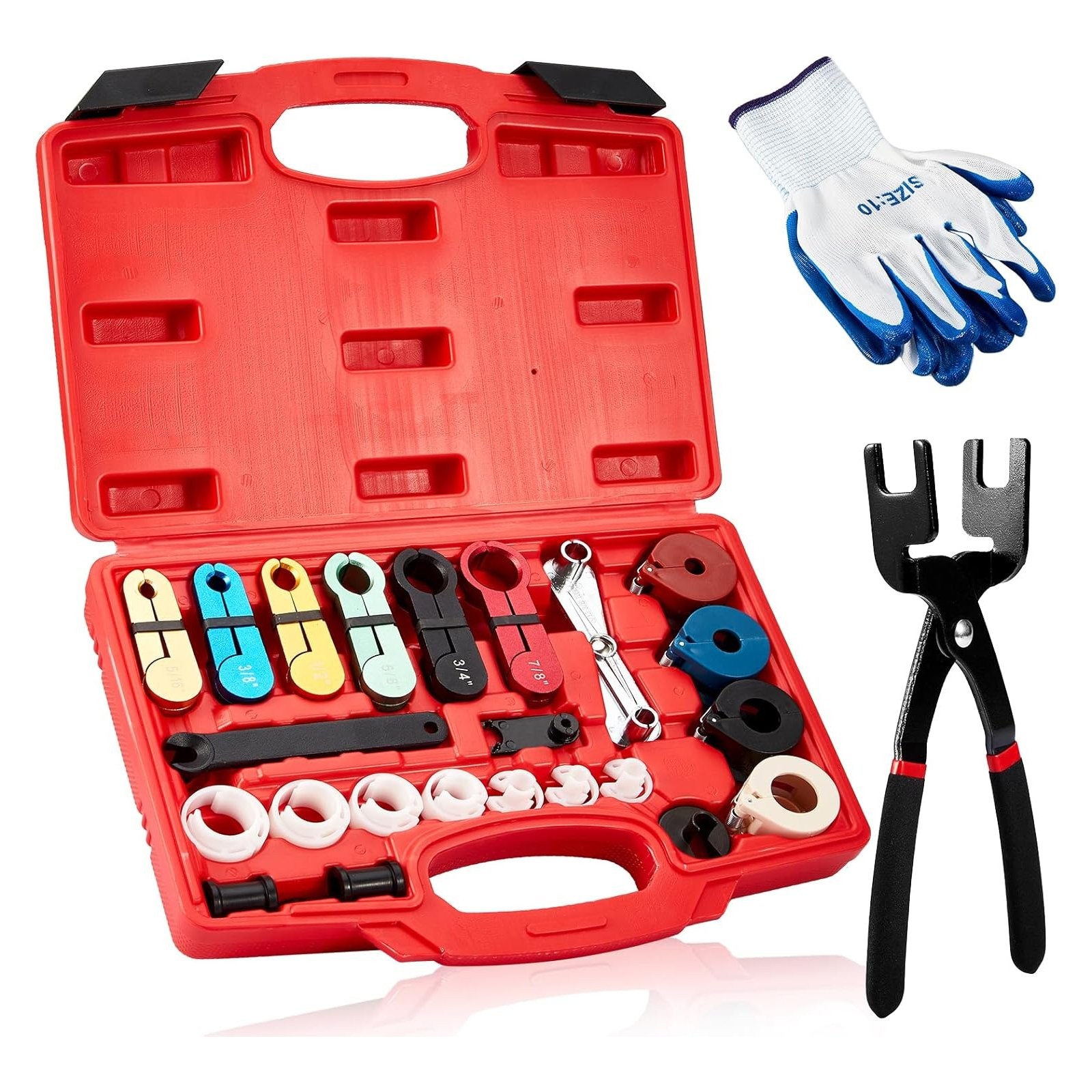 28 In 1 Master Quick Disconnect Tool Kit for AC Fuel Line & Transmission Systems