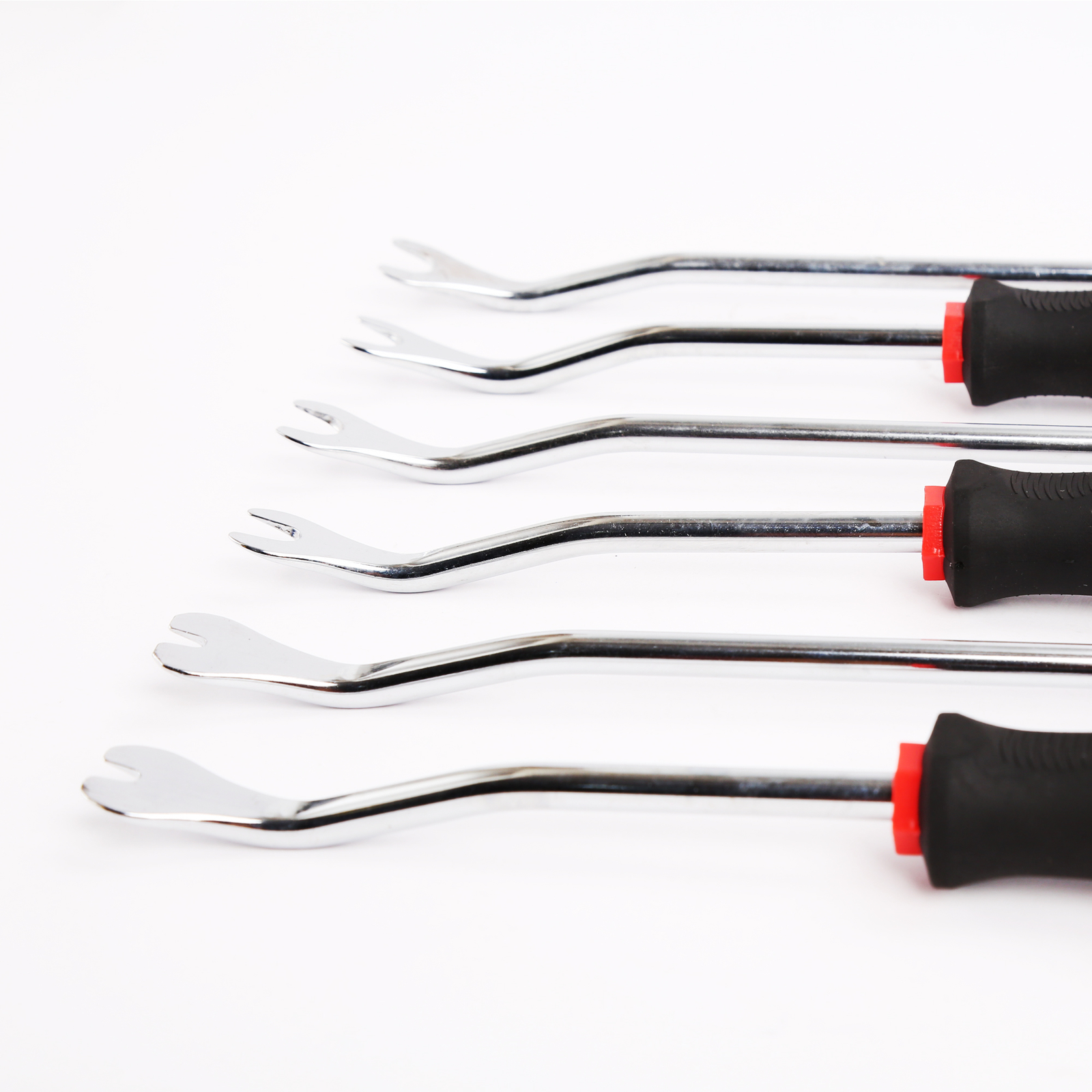 6PC CAR DOOR TRIM INTERIOR PANEL REMOVER CLIP REMOVAL LEVER LONG TOOL SET KIT US