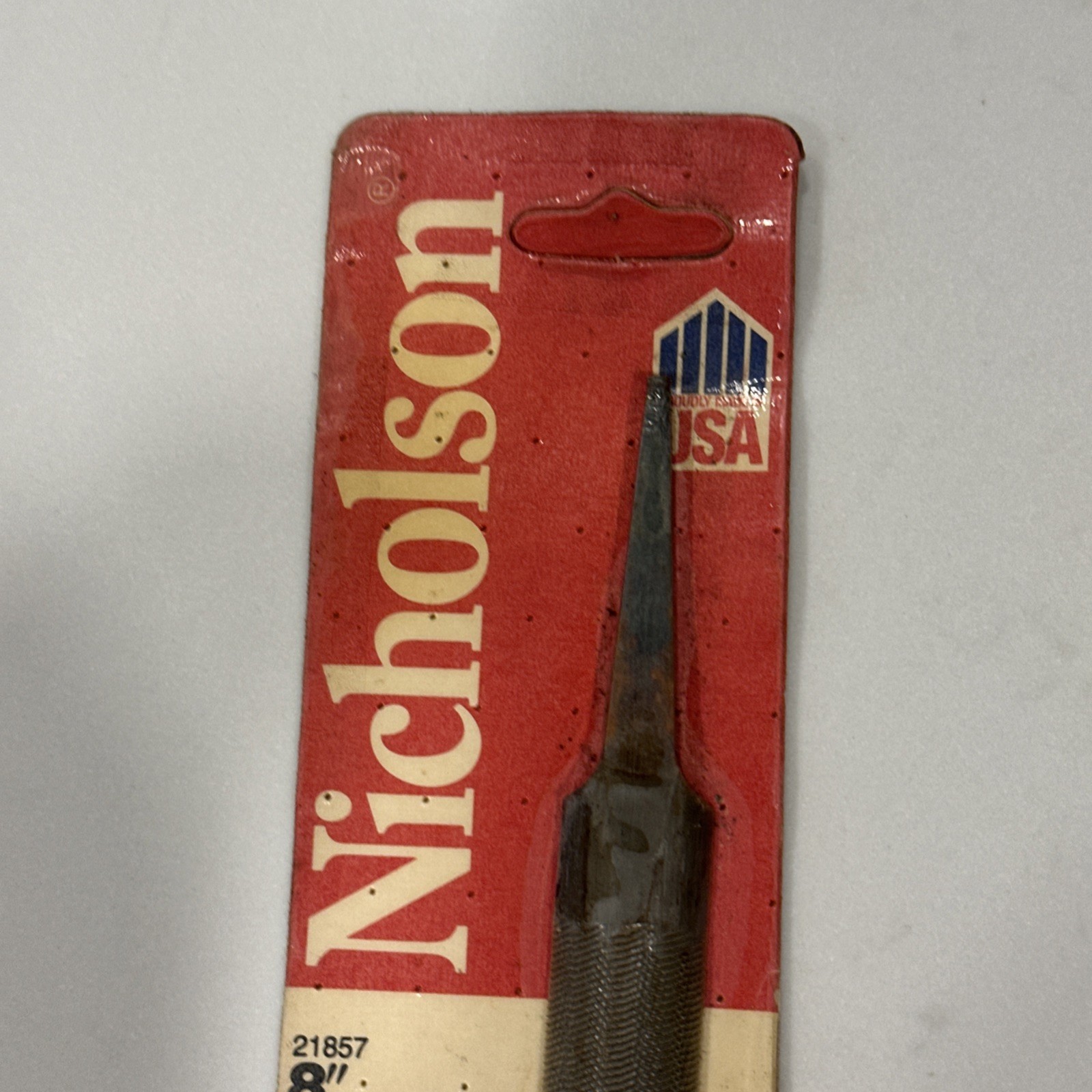 Nicholson File 21857 04896 8″ Half Round Bastard Cut NOS USA