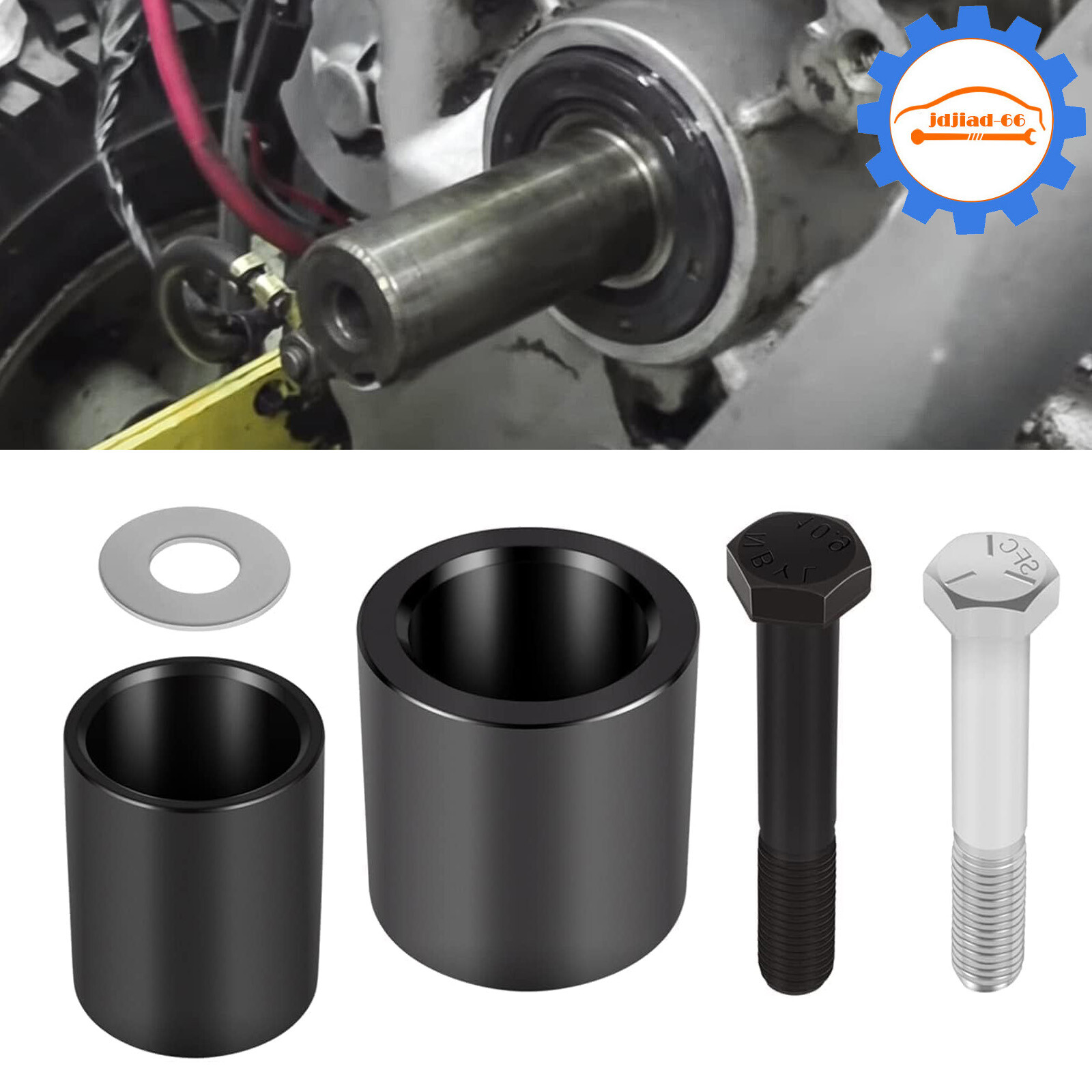 Black Steel Front Oil Seal & Wear Sleeve Installer Tool Replace for JDG10549