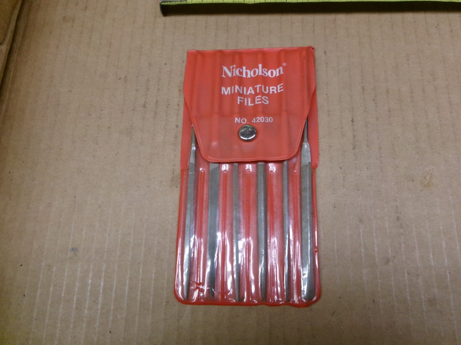 Nicholson USA 6-Piece Minature File Set With Pouch No 42030