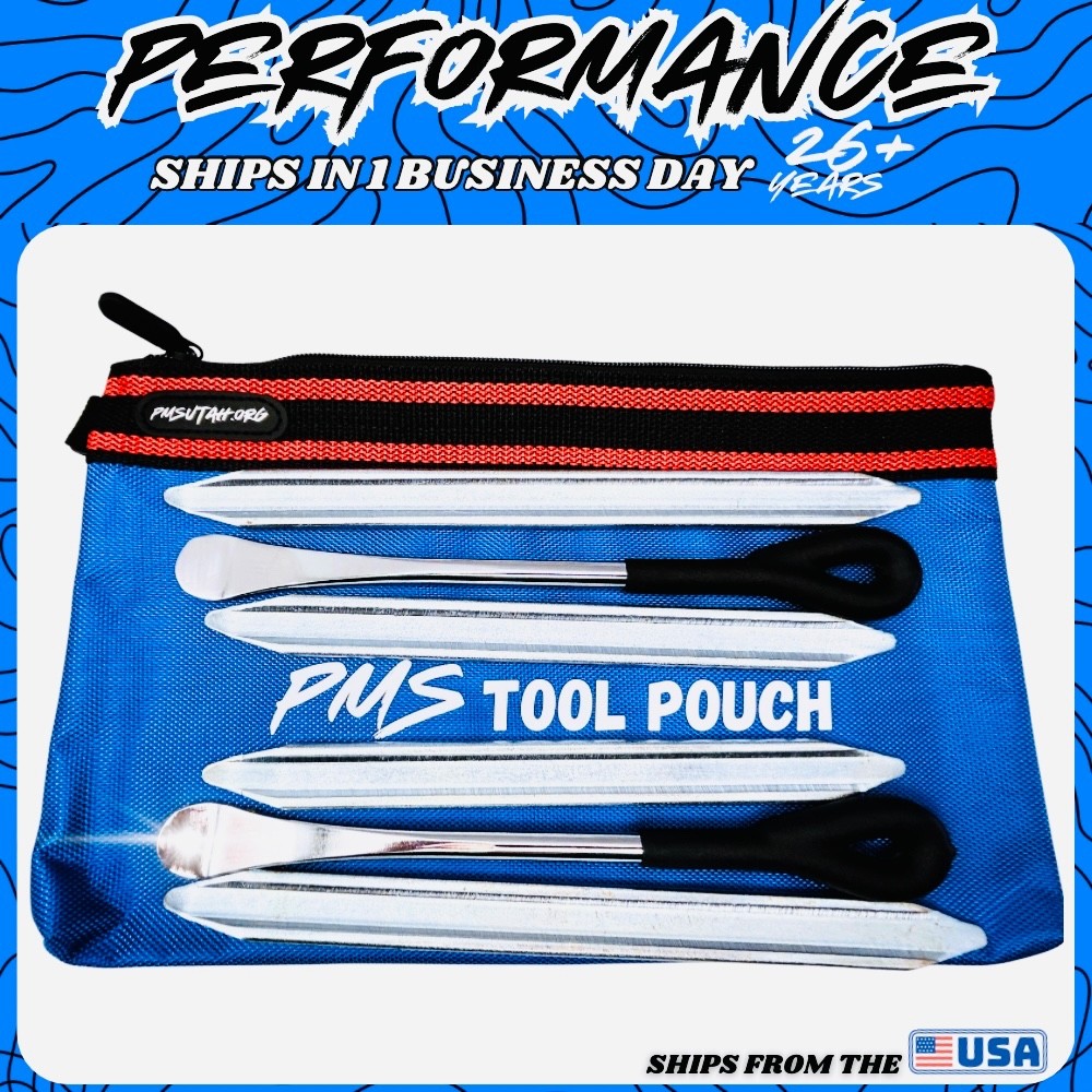 6 Pc Set Tire Iron Spoon Kit Tool Bag Auto Car Truck Changing Motorcycle ATV UTV