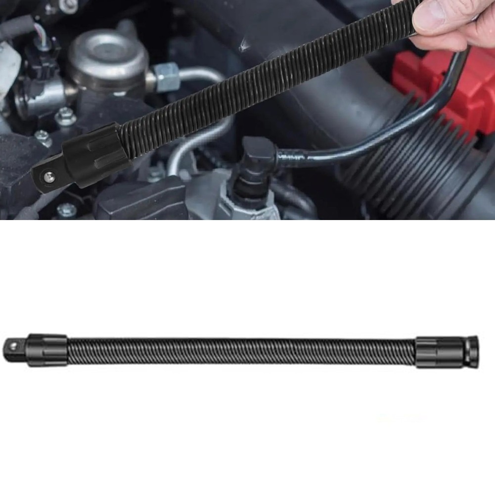 Flexible Shaft Socket Extension Bar for Electric Wrench 12 Inch Length