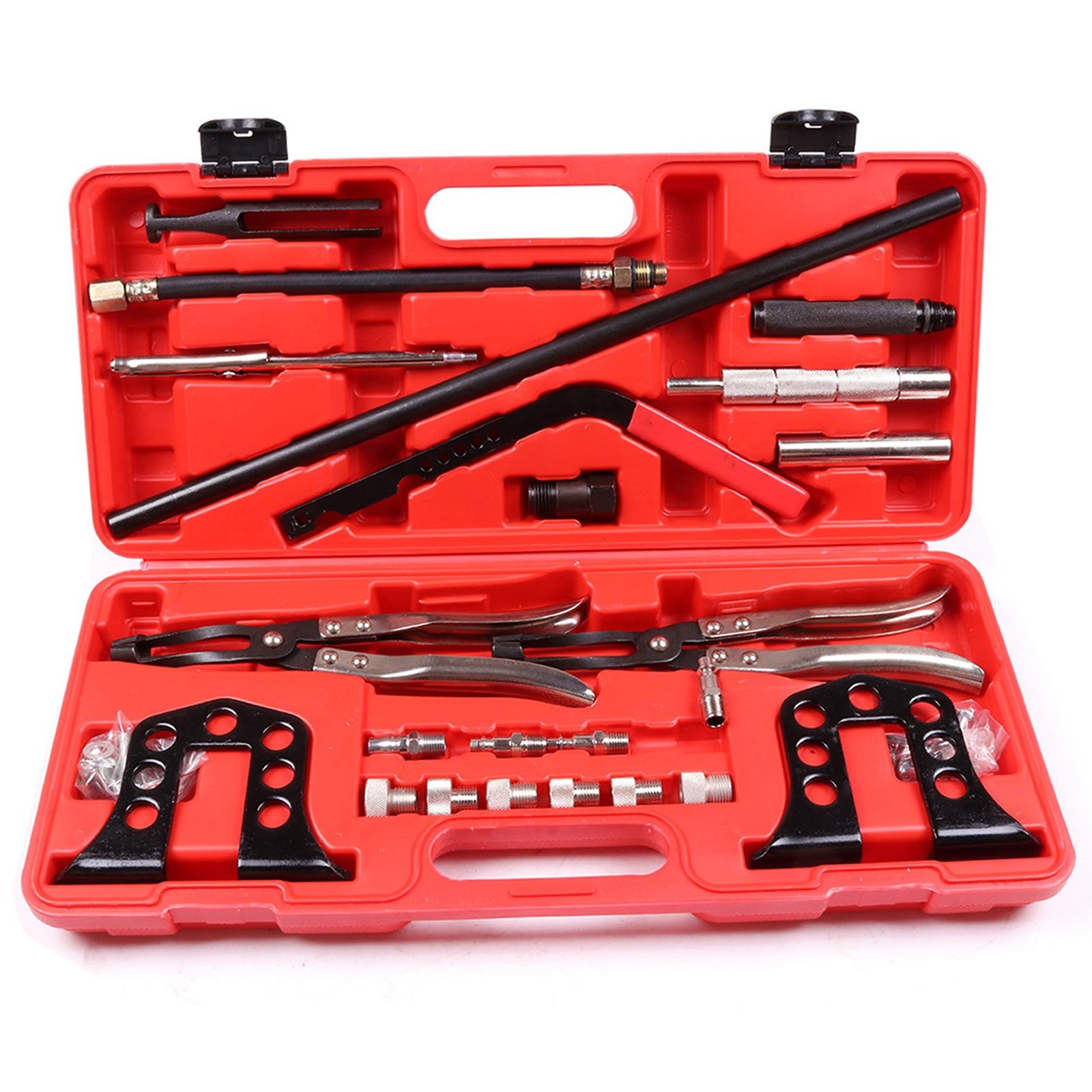 ✅Valve Spring Compressor Stem Seal Installer Remover Tool 23PCS OHV OHC Overhead