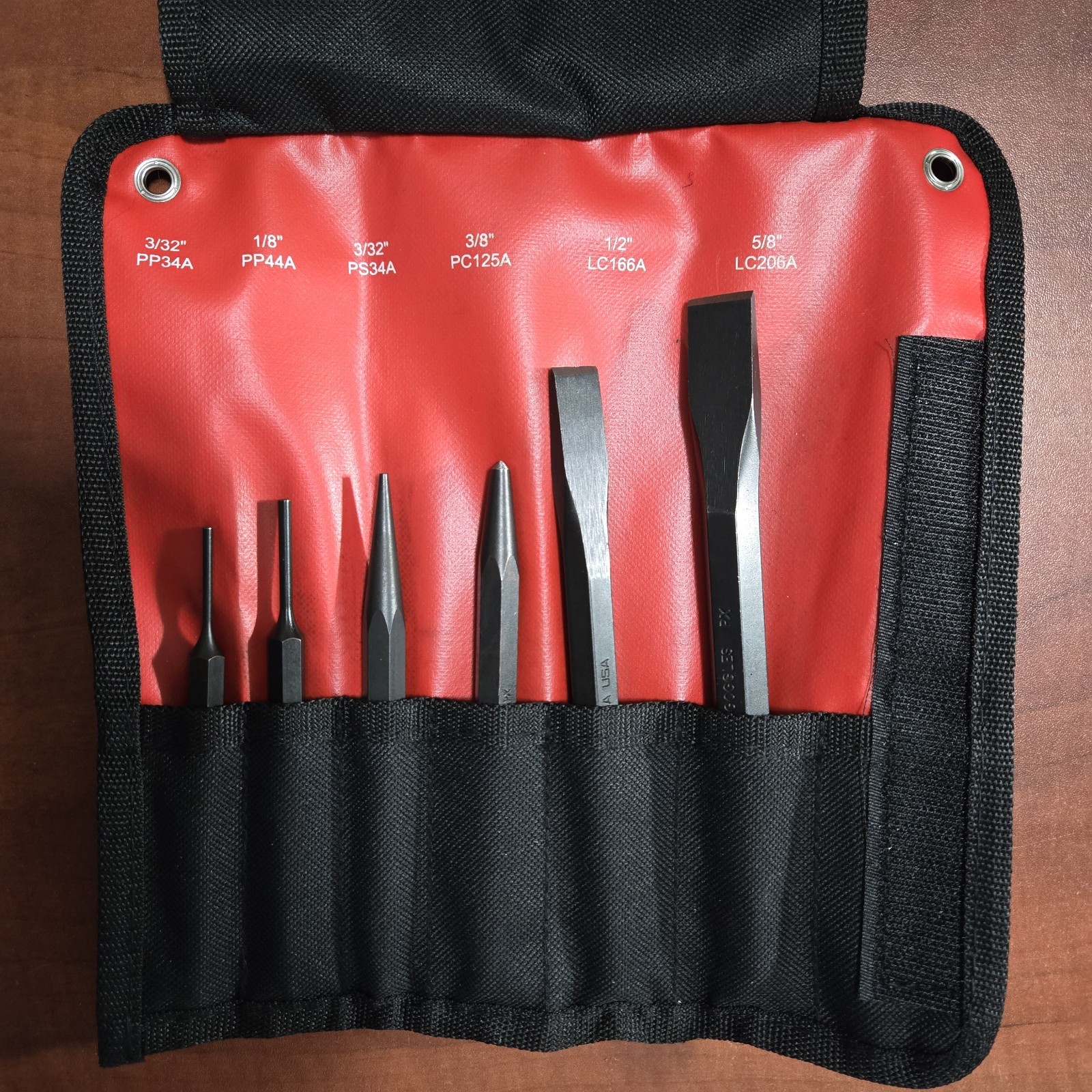 SPC6PA Matco 6 Pc Punch & Chisel Kit with Storage Pouch