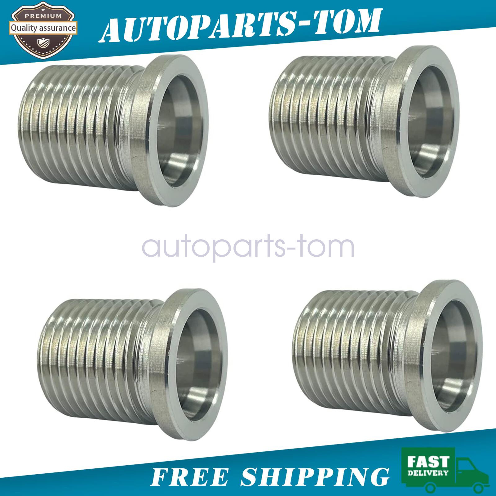 4PC Spark Plug Port Insert Tool for Set Ford Triton Motor 5.4L Two Valve Engines