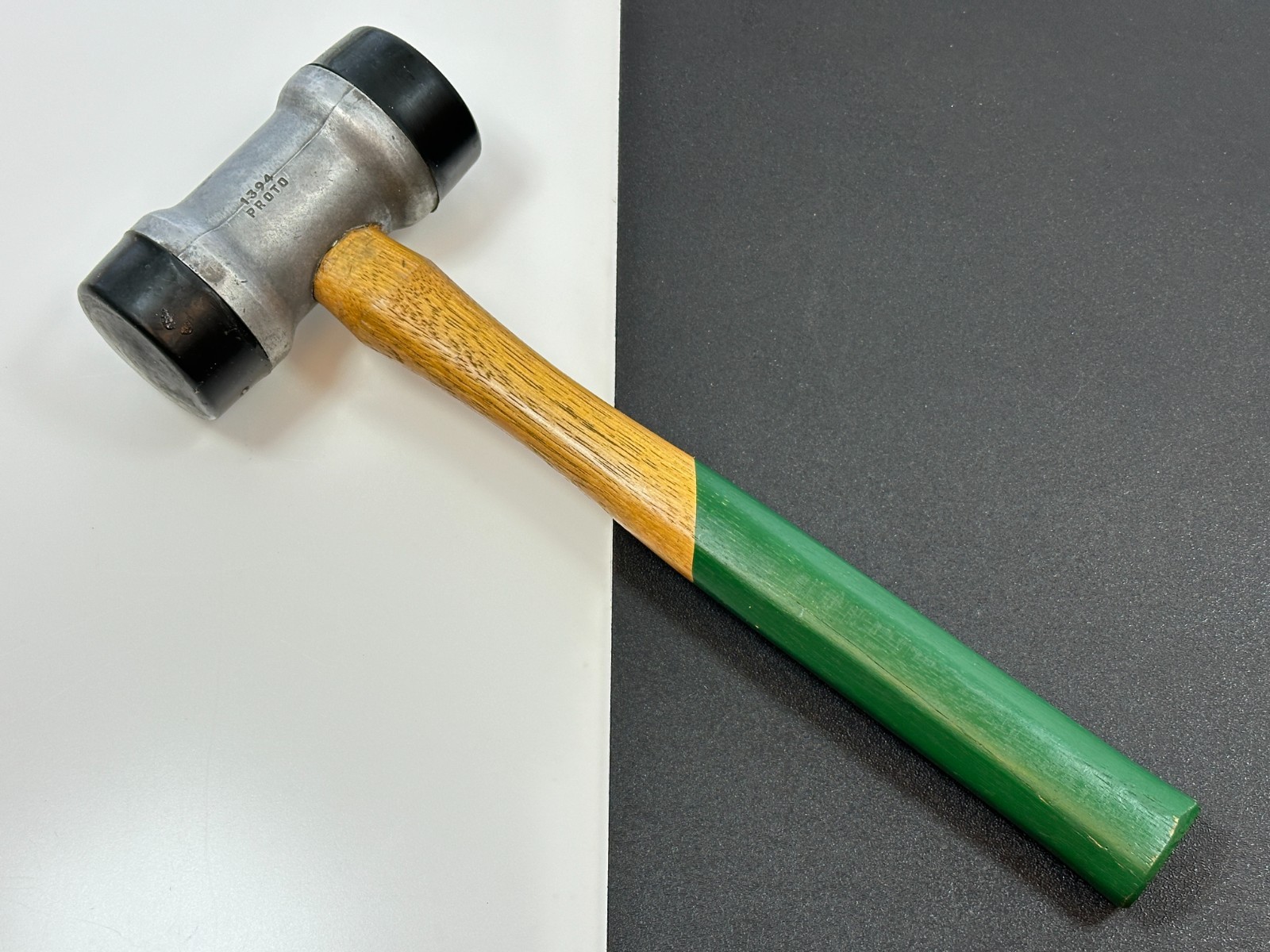 🇺🇸 Proto Tools USA 1394 (Rare) Soft Face Interchangeable Hammer Mallet, 2″ Tip