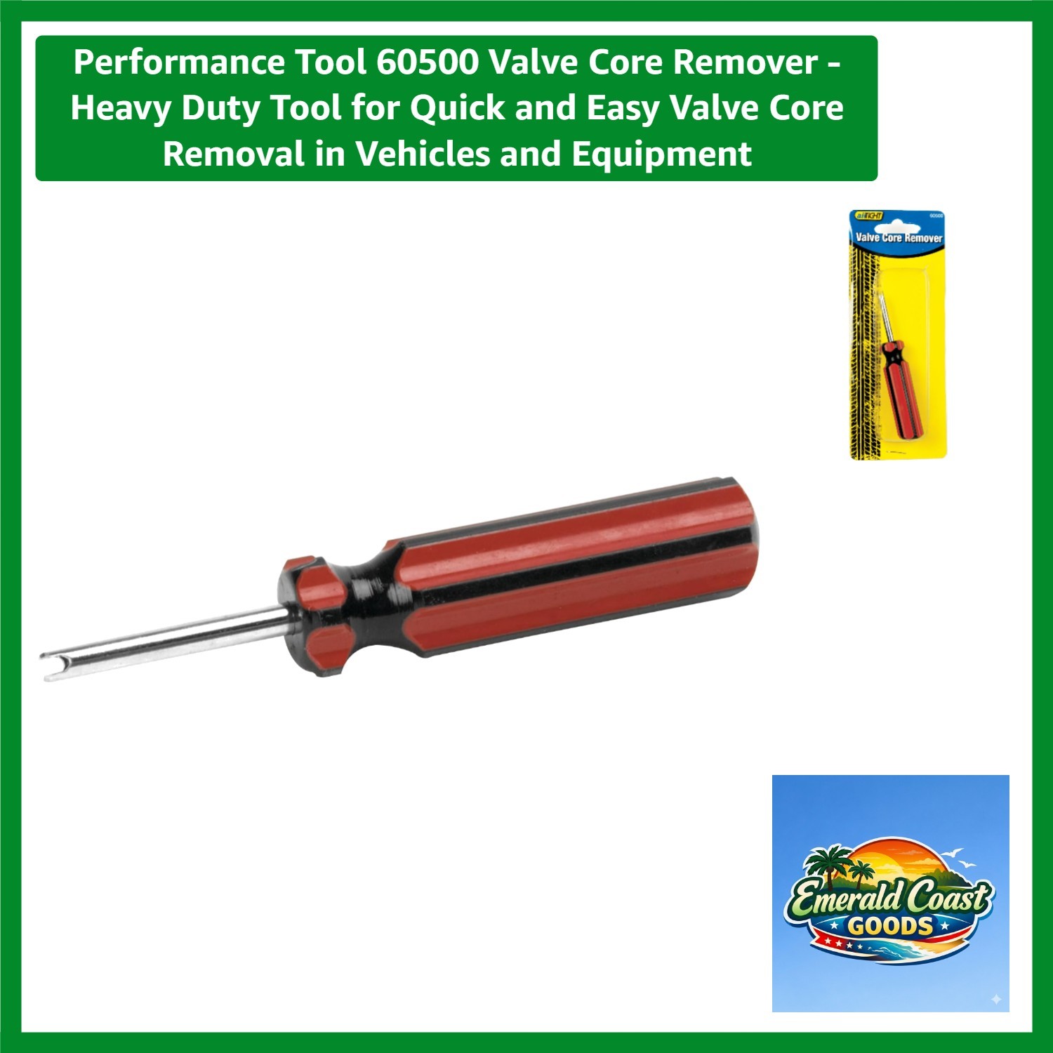 Heavy Duty Valve Core Remover – Essential Tool for Easy Tire & A/C Maintenance