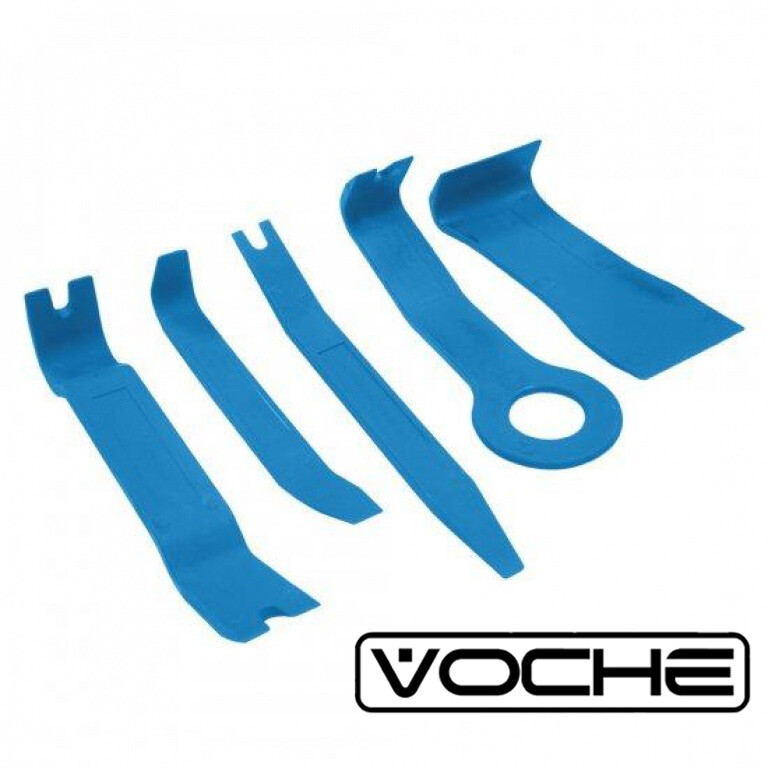 VOCHE® 5PC CAR BODY MOULDING DOOR TRIM CLIP REMOVER PANEL REMOVAL TOOLS KIT
