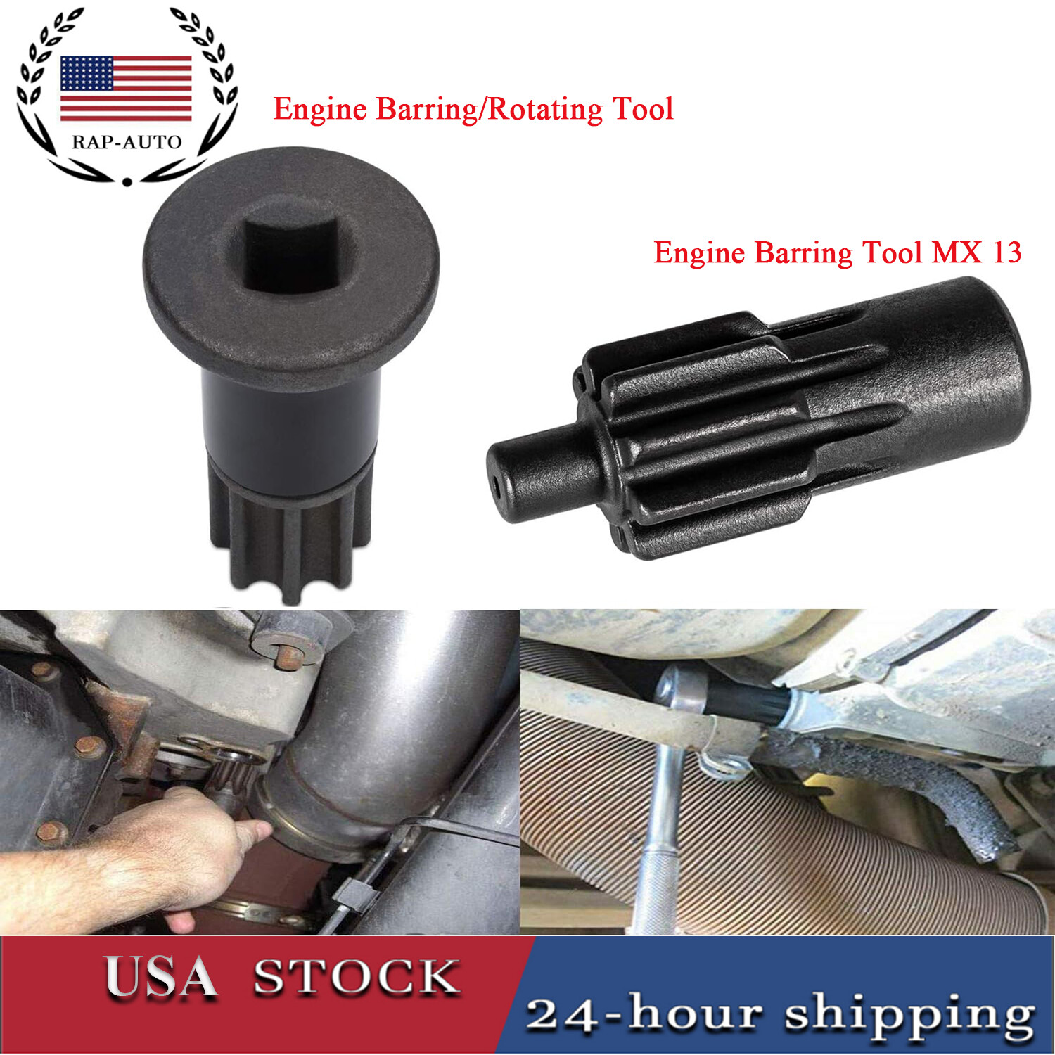 Engine Barring Rotating Tool for Cummins & Engine Barring Tool MX 13 for Paccar