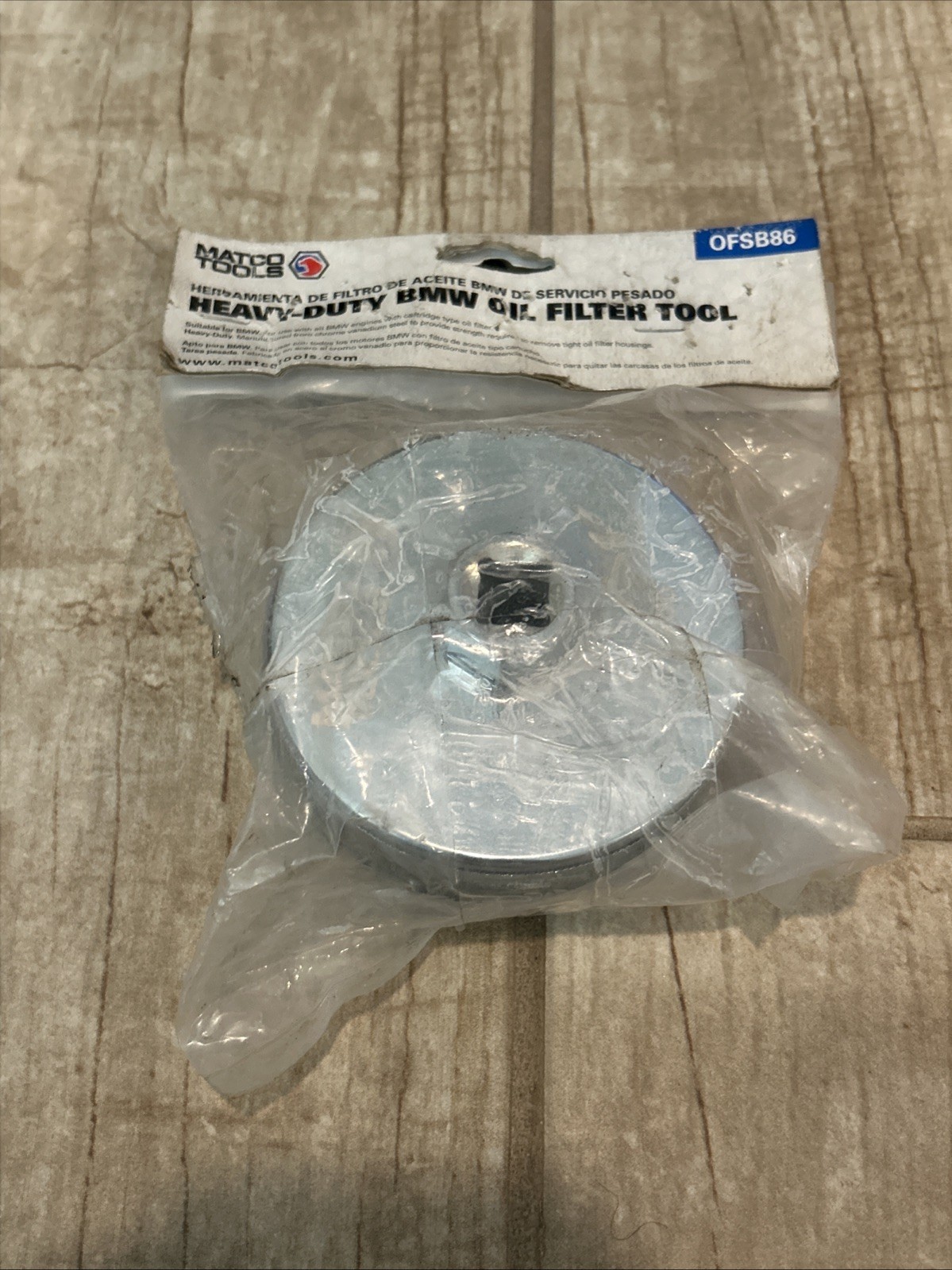 Matco Tools Oil Filter Tool BMW 86MM Heavy Duty PN: OFSB86