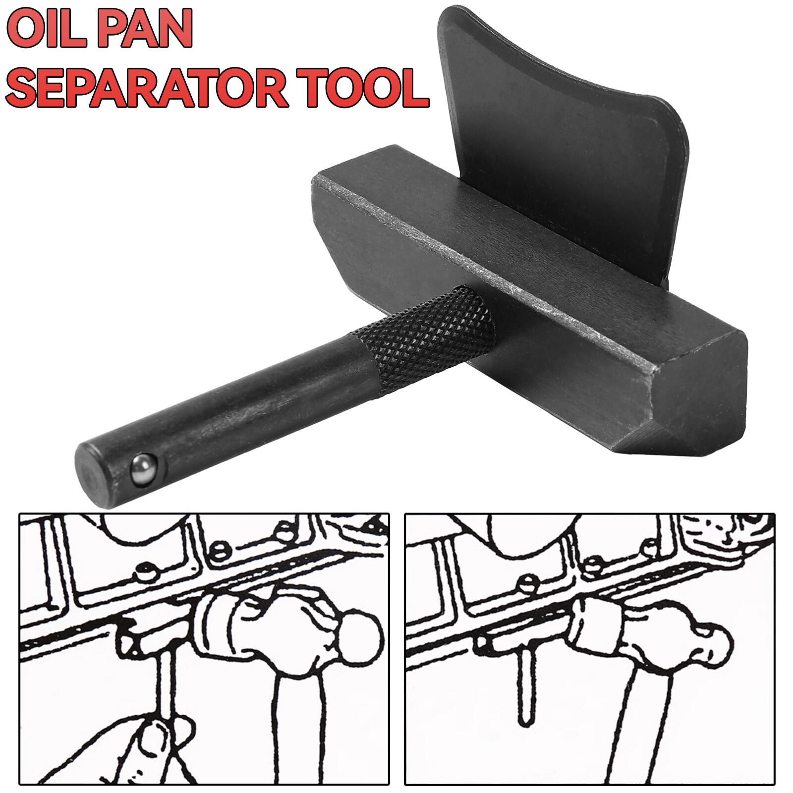 Car Oil Pan Separator Tool Premium Auto Replacement Oil Pan Separator Set Spare’