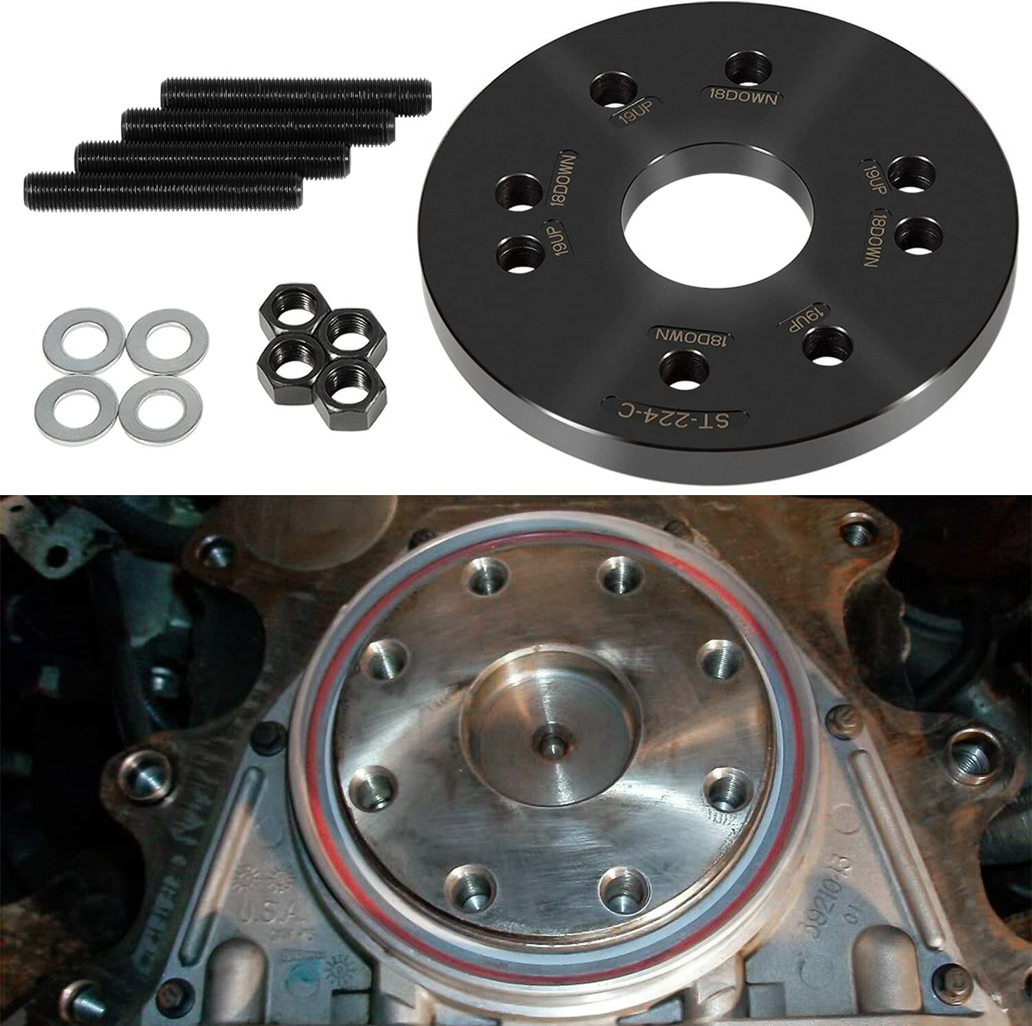 Rear Crankshaft Seal & Wear Sleeve Installer For Cummins 3.9L 5.9L 6.7L ISC 8.3L