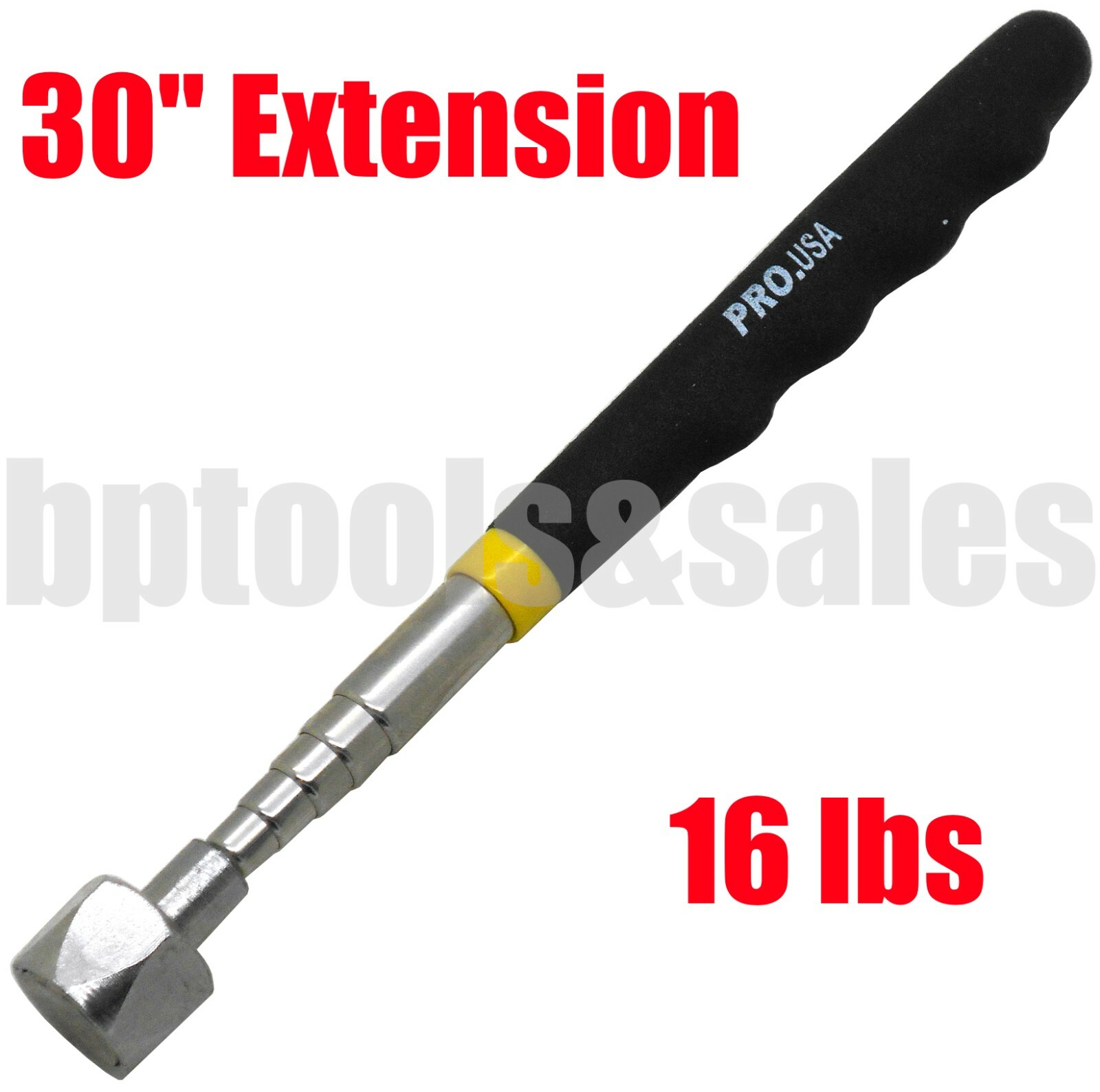 16 lbs Telescoping Magnetic Pick Up Tool Stainless Steel 30″ Extension HeavyDuty