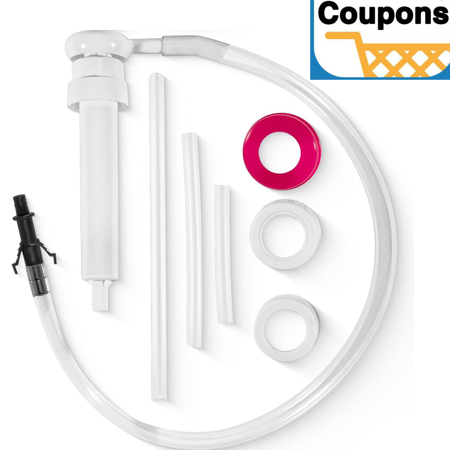 30cc Fluid Pump for Gallon Bottles Wide Mouth Quart Bottles Transfer Gear Oil
