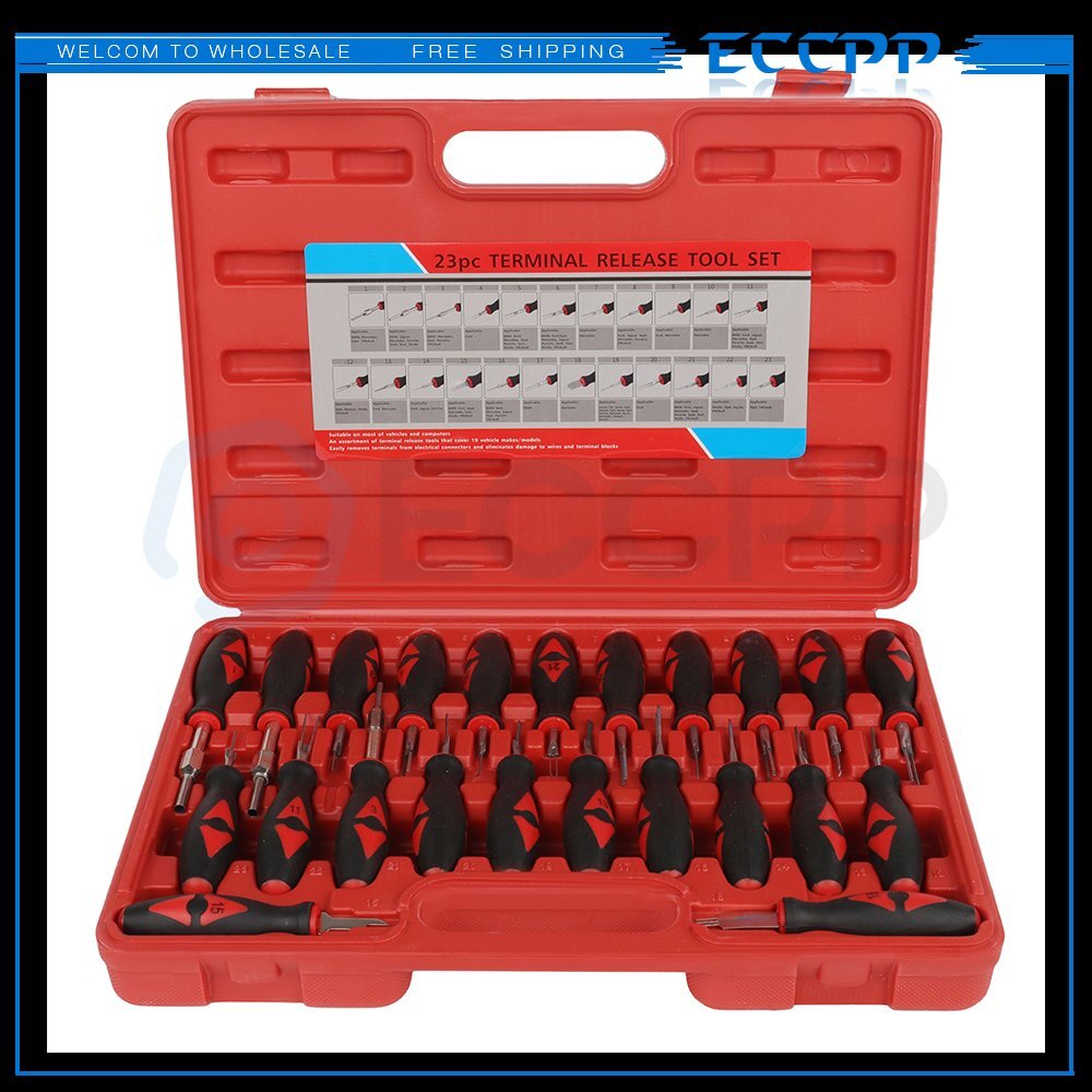 23pcs/set Universal Automotive Terminal Release Removal Remover Tool Kit