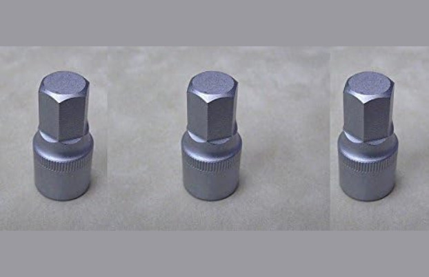 RARE 3 Pc Stubby Hex Socket Set Tools 7mm, 8mm and 10mm