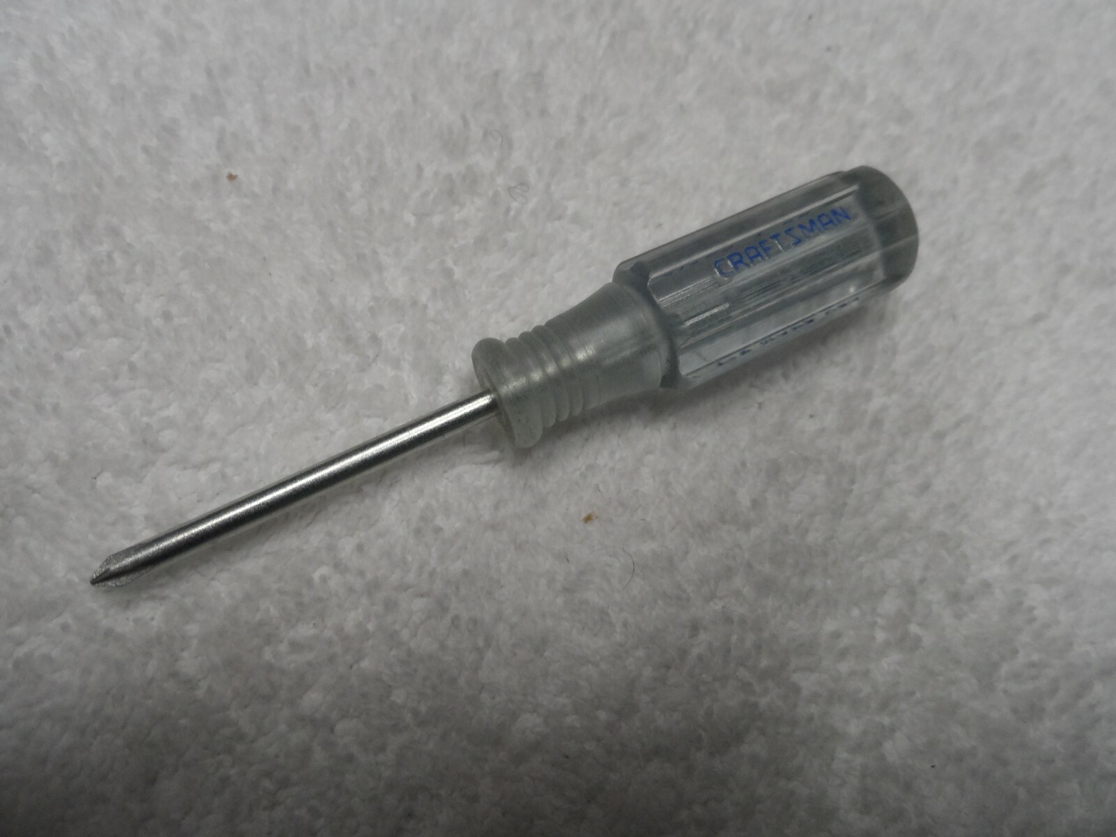 Craftsman NOS Phillips Clear Screwdriver, made USA, P0 x 1-1/2″ – Part # 41480