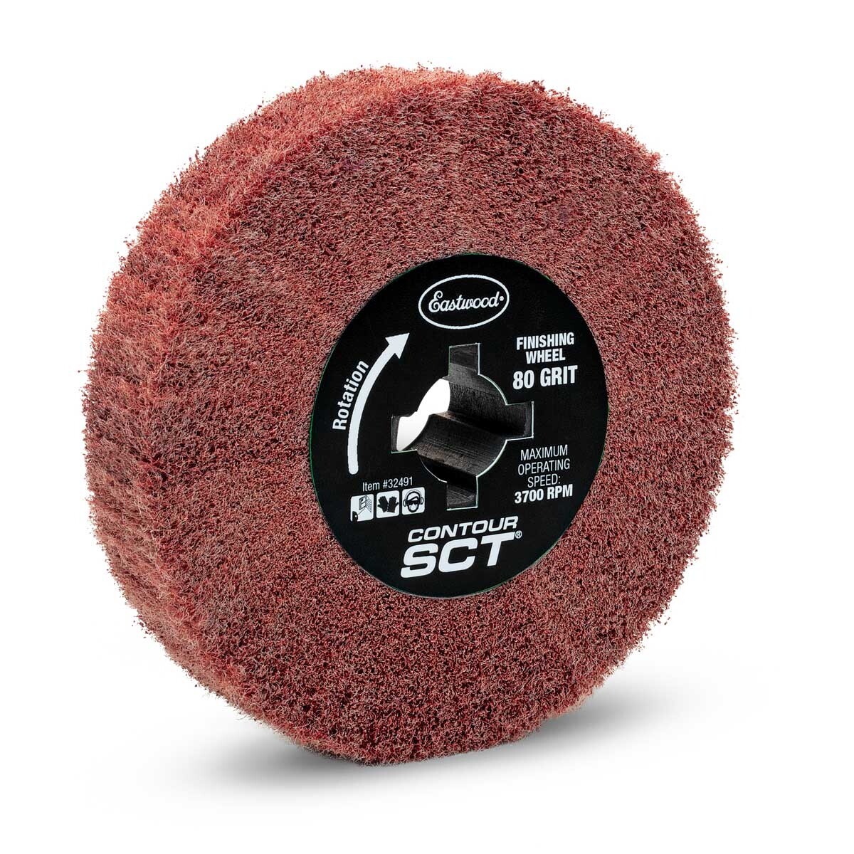 Eastwood Contour SCT Narrow Finishing Wheel Automotive Hand Part Tool 80 Grit