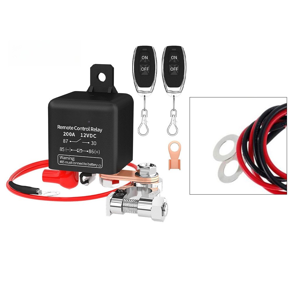 12V 200A Remote Controlled Battery Circuit Breaker for Vehicle Power Management