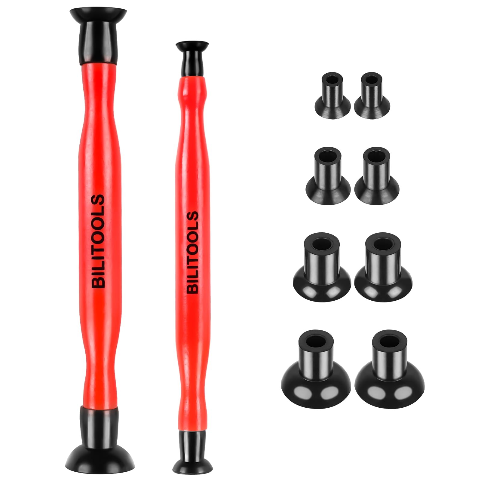 Engine Valve Lapping Tool Kit 8 Suction Cups Grinding Tool Automotive Repair 2pc