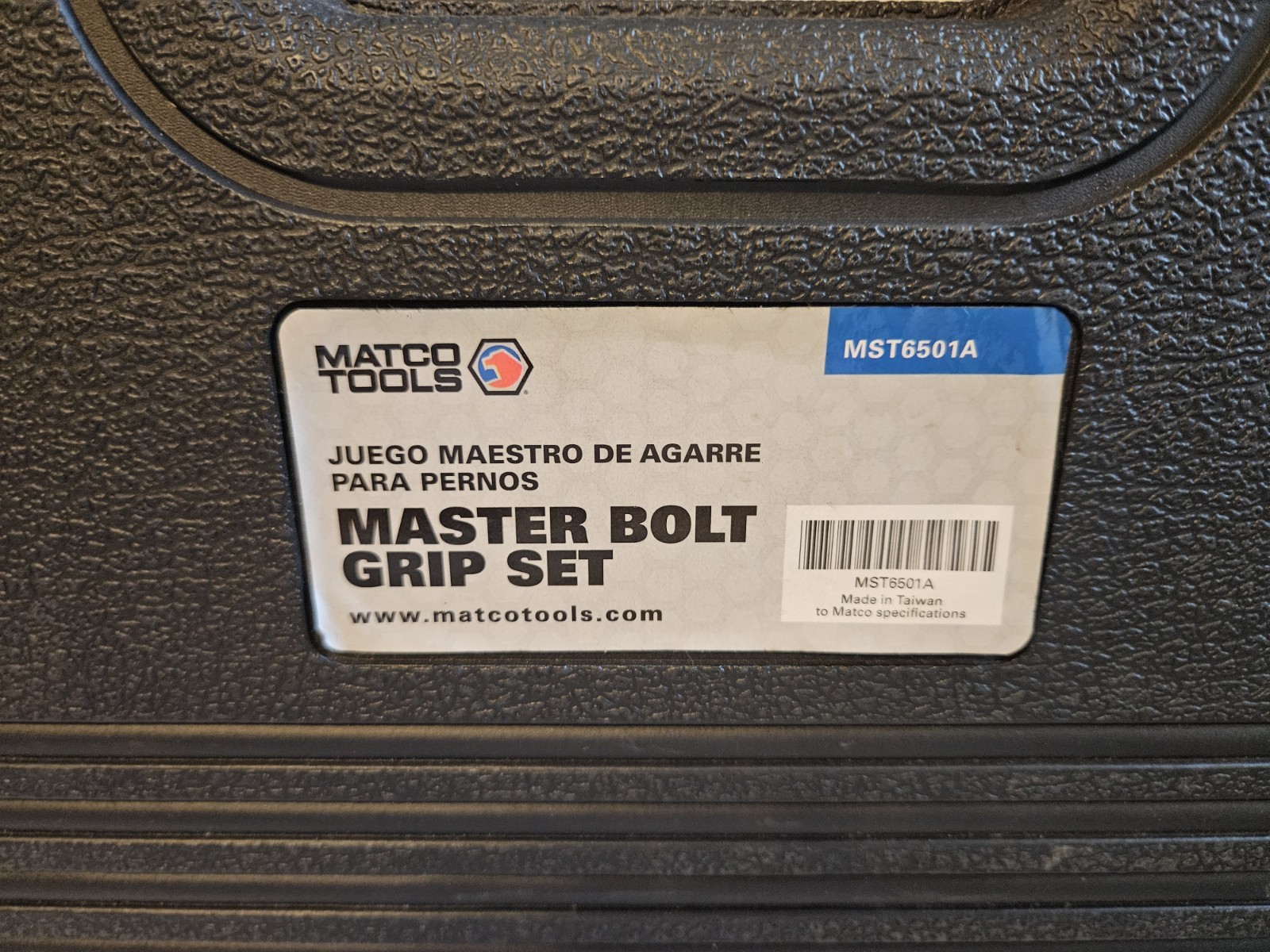 Matco Tools Master Bolt Grip Set MST6501A New