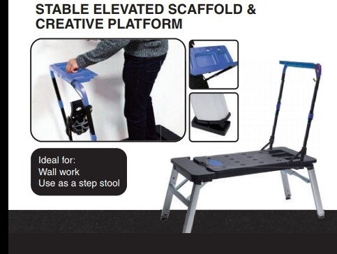 Astro 7-in-1 Workbench/ Platform Step/ Hand Truck Cart/ Creeper + More #55670