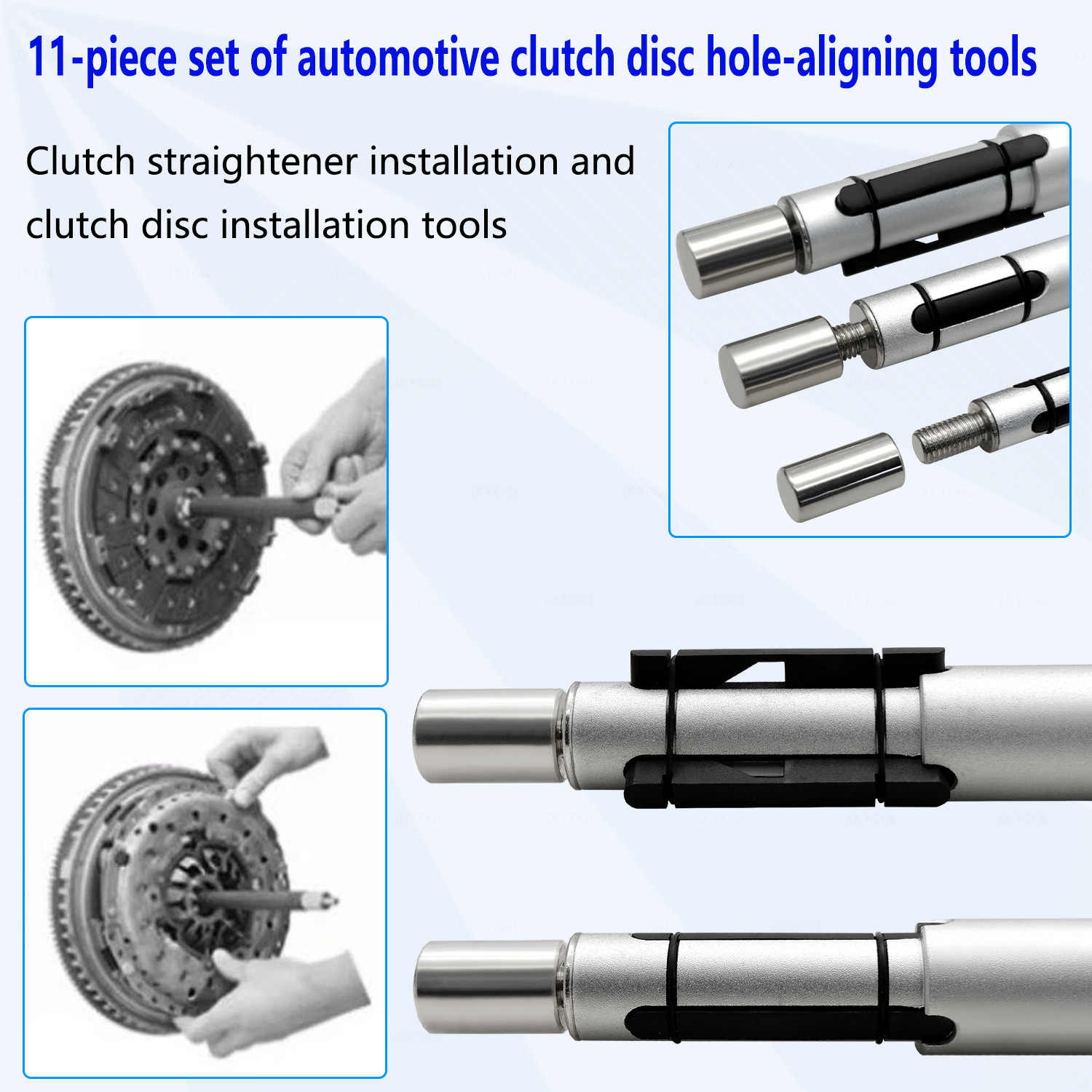 11 Piece Car Clutch Alignment Plate Hole Matching Tool kit