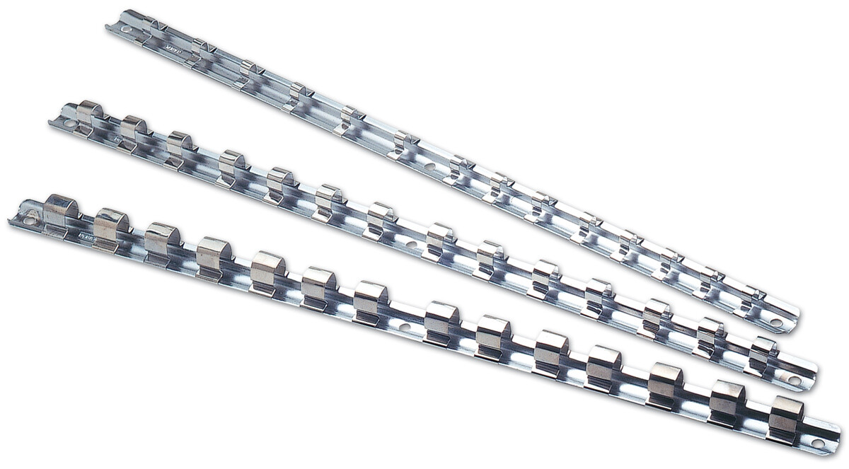 Laser 0090 3 Piece Socket Rails For 1/4″D, 3/8″D & 1/2″D Sockets