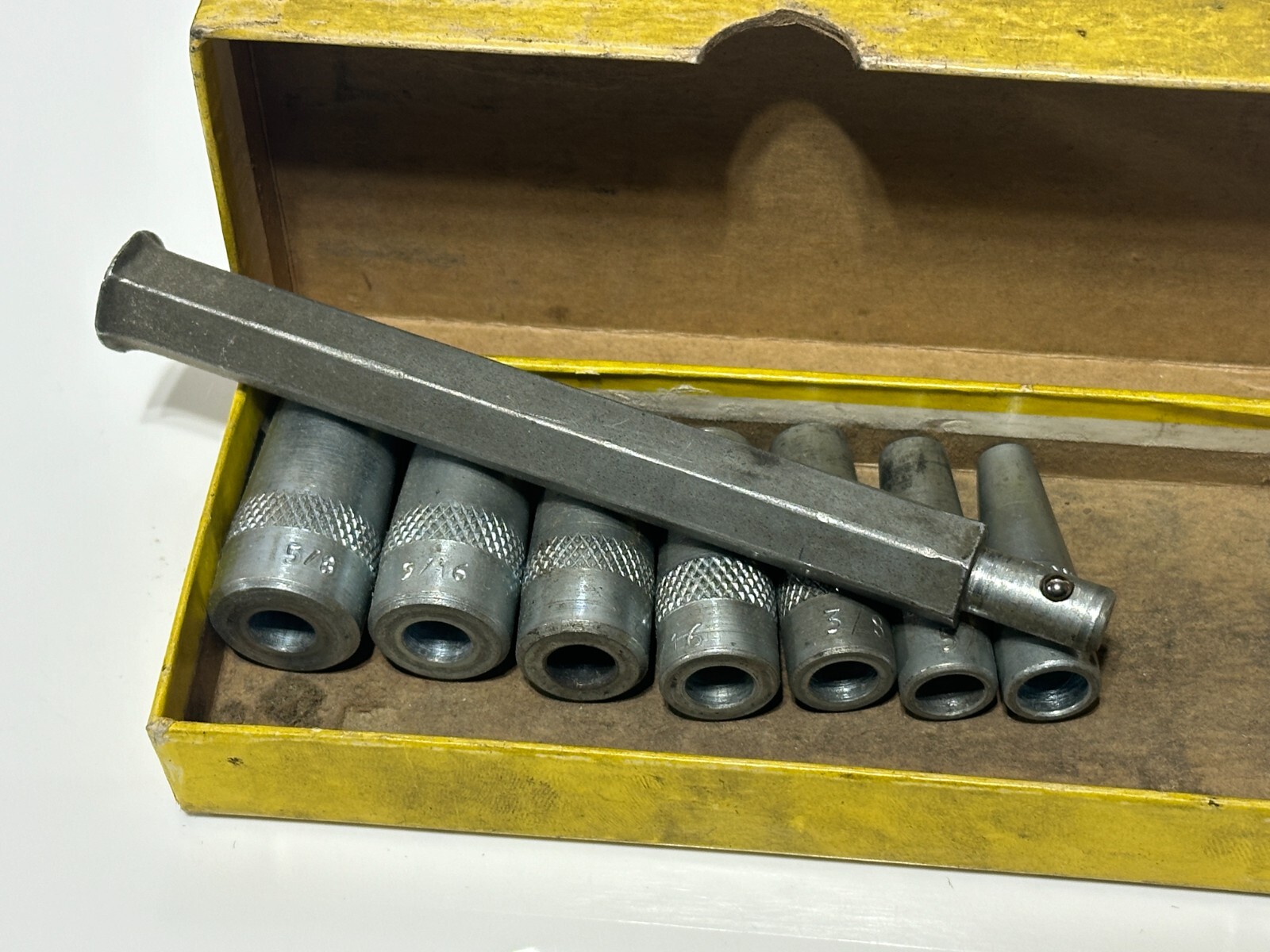 MAC Tools USA 79P 8pc Hollow Punch (Leather Vinyl) Set w/ Original Box