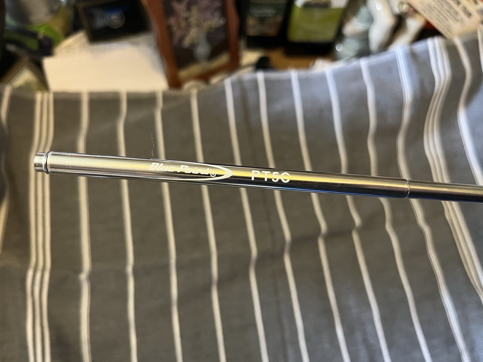 Blue Point Extending Magnetic Pen Super Long New Precision Tool In Chrome