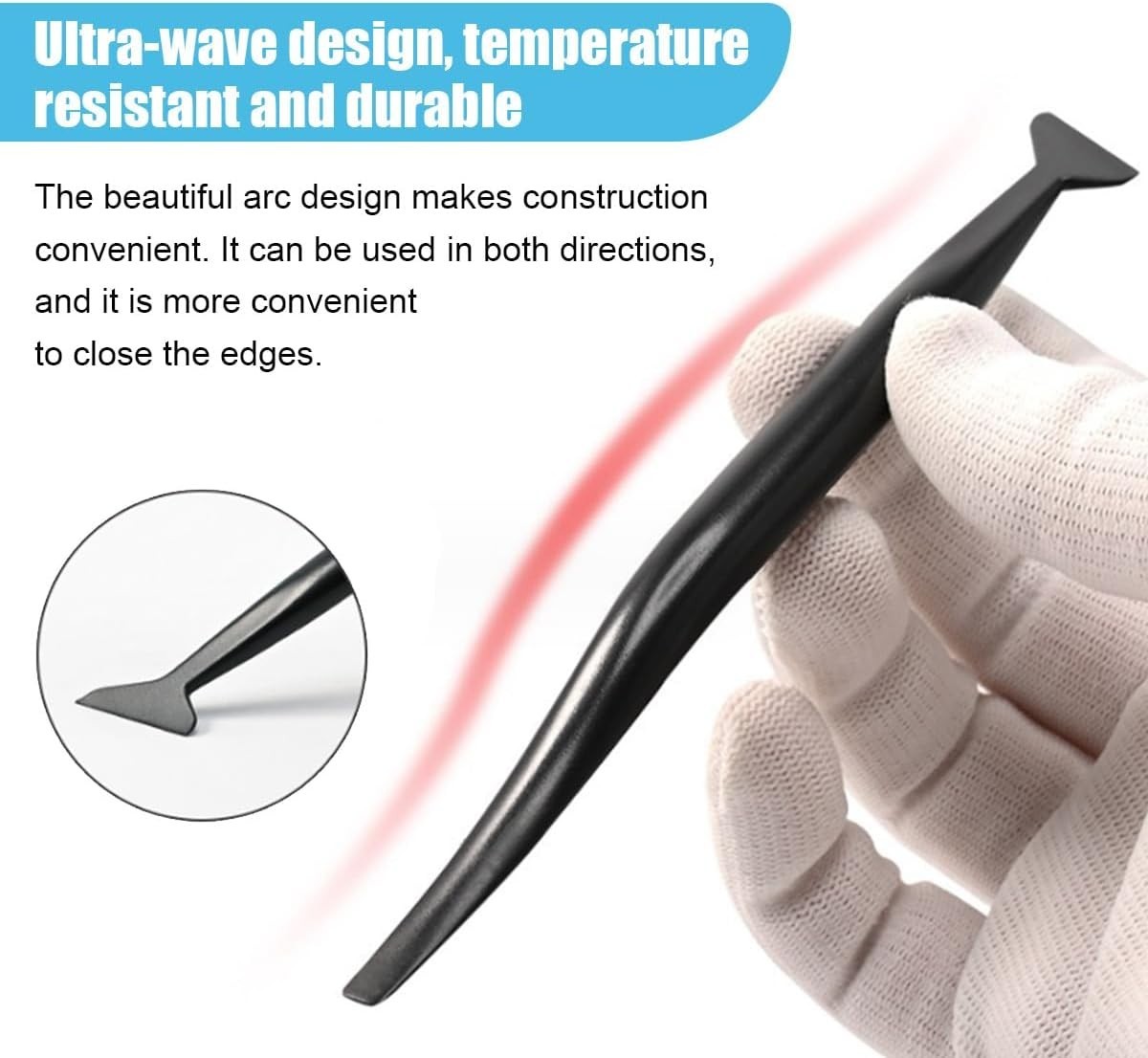 Versatile 3PCS Vinyl Squeegee Tool Set – Achieve Flawless Car Wrapping & Tinting