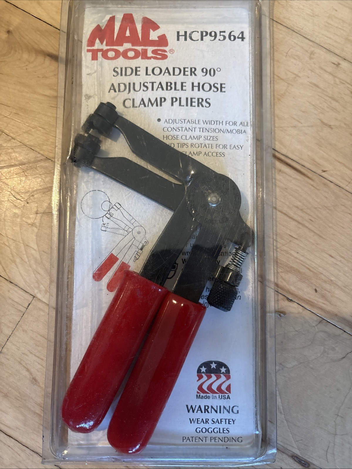 Mac Tools Side Loader 90 Deg. Adjustable Hose Clamp Pliers