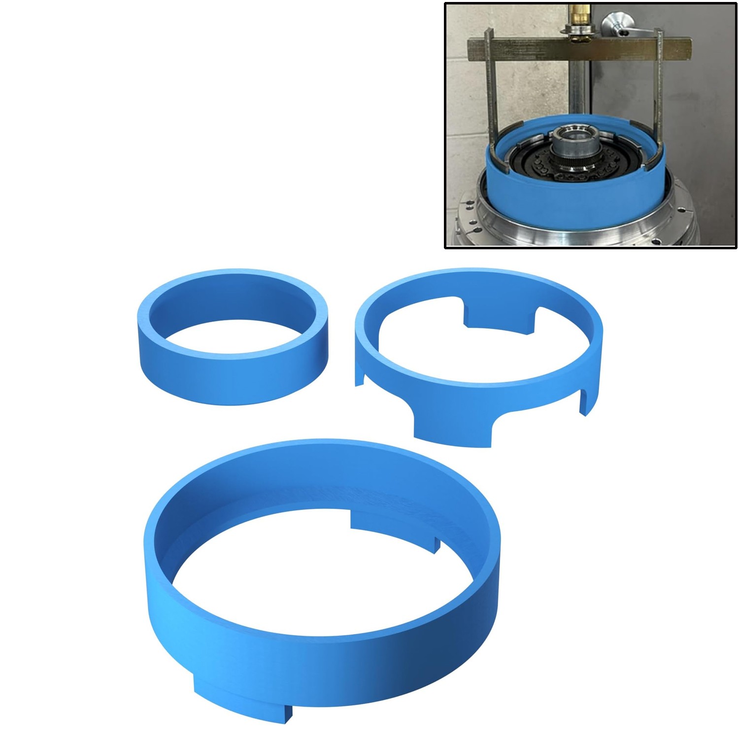 For Ford 10R80 Transmission Piston Compressor Tool & Snap Ring Removal Kit