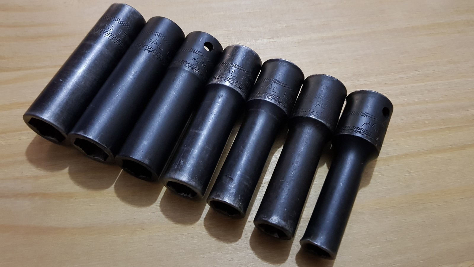 Mac tools Metric Precision Torque – 1/2″ drive deep impact hex edge sockets